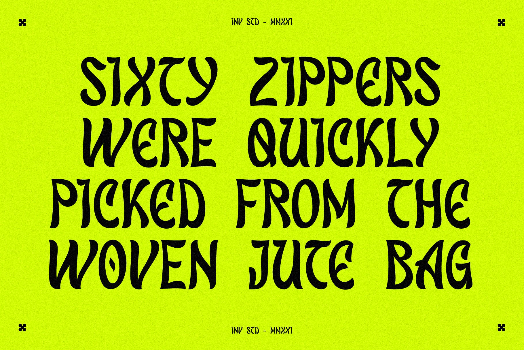复古标题包装标识设计无衬线英文字体 Sacred Musk  Display Font_img_2