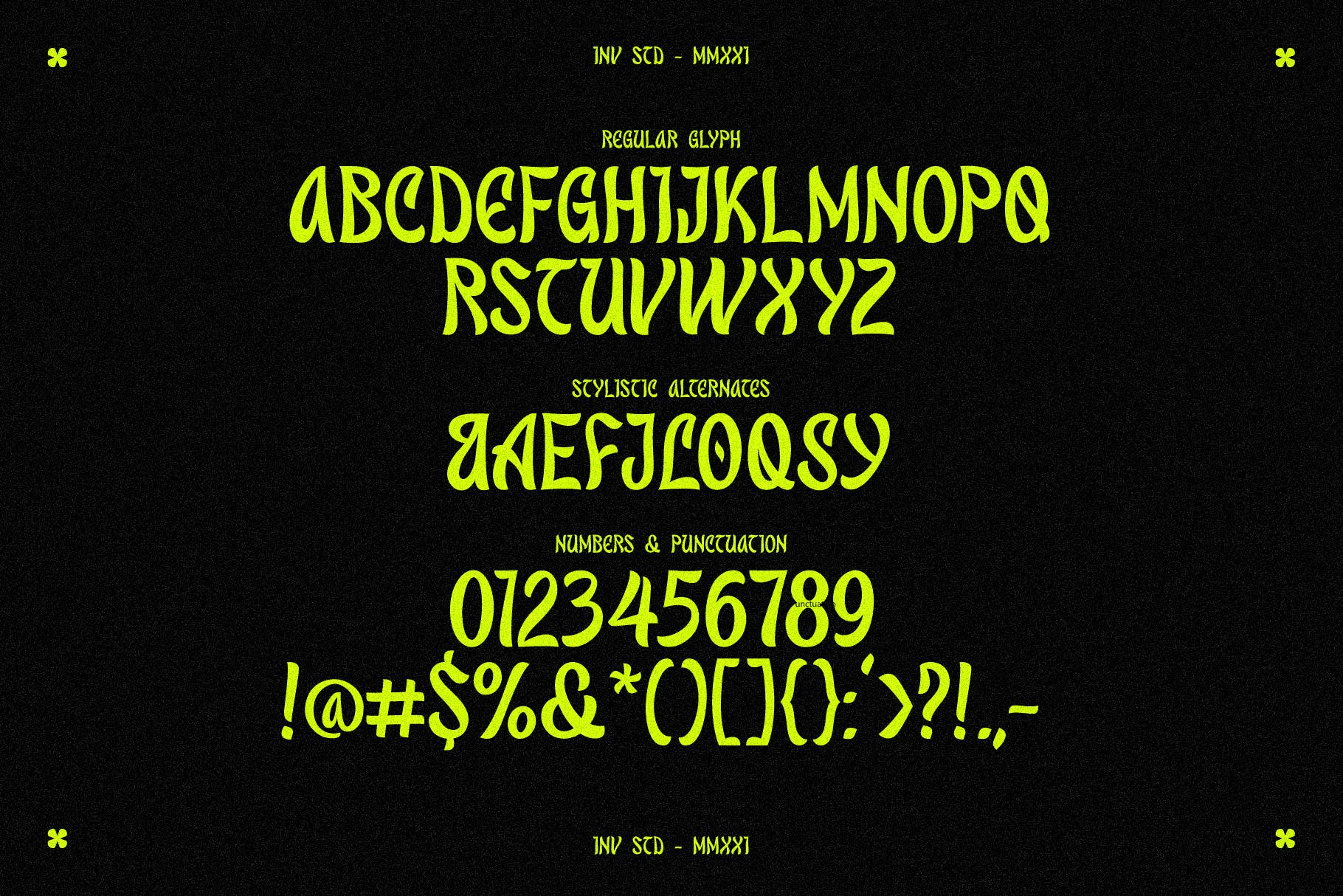 复古标题包装标识设计无衬线英文字体 Sacred Musk  Display Font_img_2