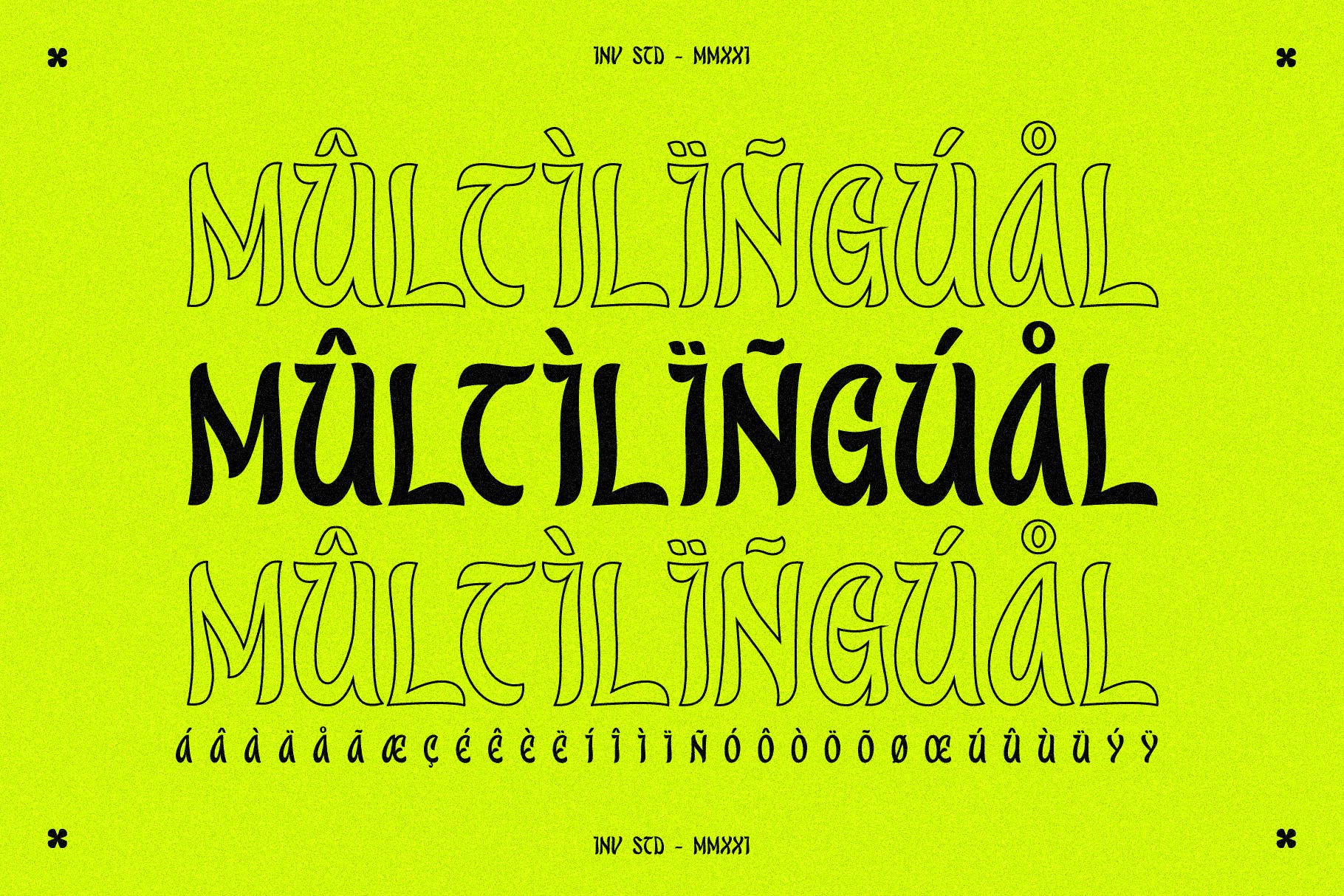复古标题包装标识设计无衬线英文字体 Sacred Musk  Display Font_img_2