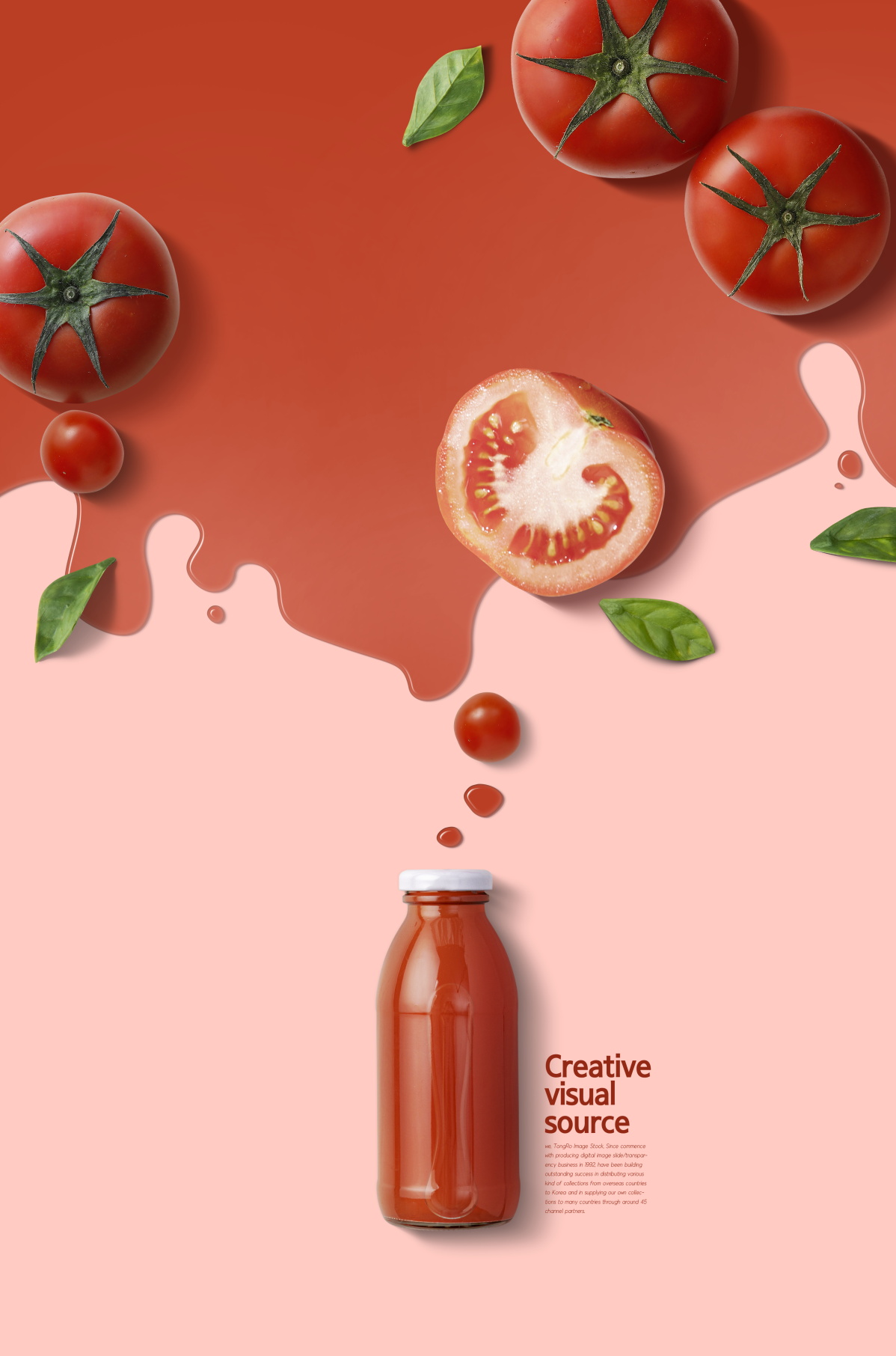 创意果汁饮料水果蔬菜汁海报PSD模板素材 Creative Juice Sale Poster Template_img_2