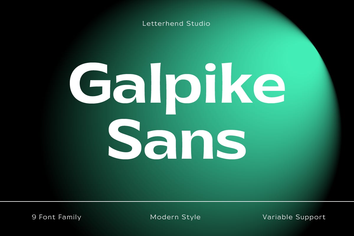 现代简约品牌杂志书籍设计无衬线英文字体 Galpike Sans_img_2