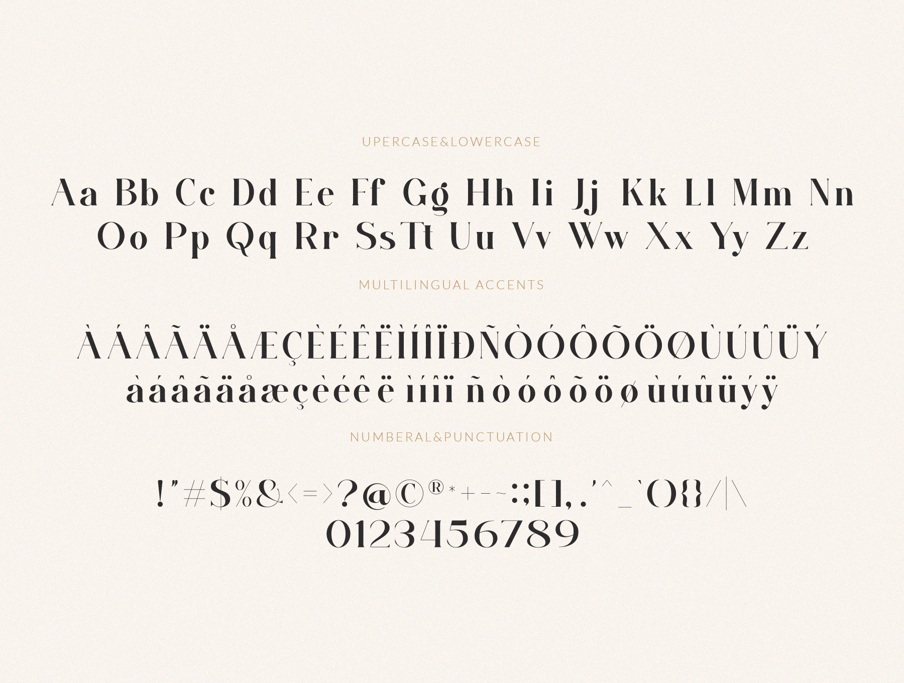 现代经典品牌标题徽标Logo设计衬线英文字体素材包 Walking Straight Font_img_2
