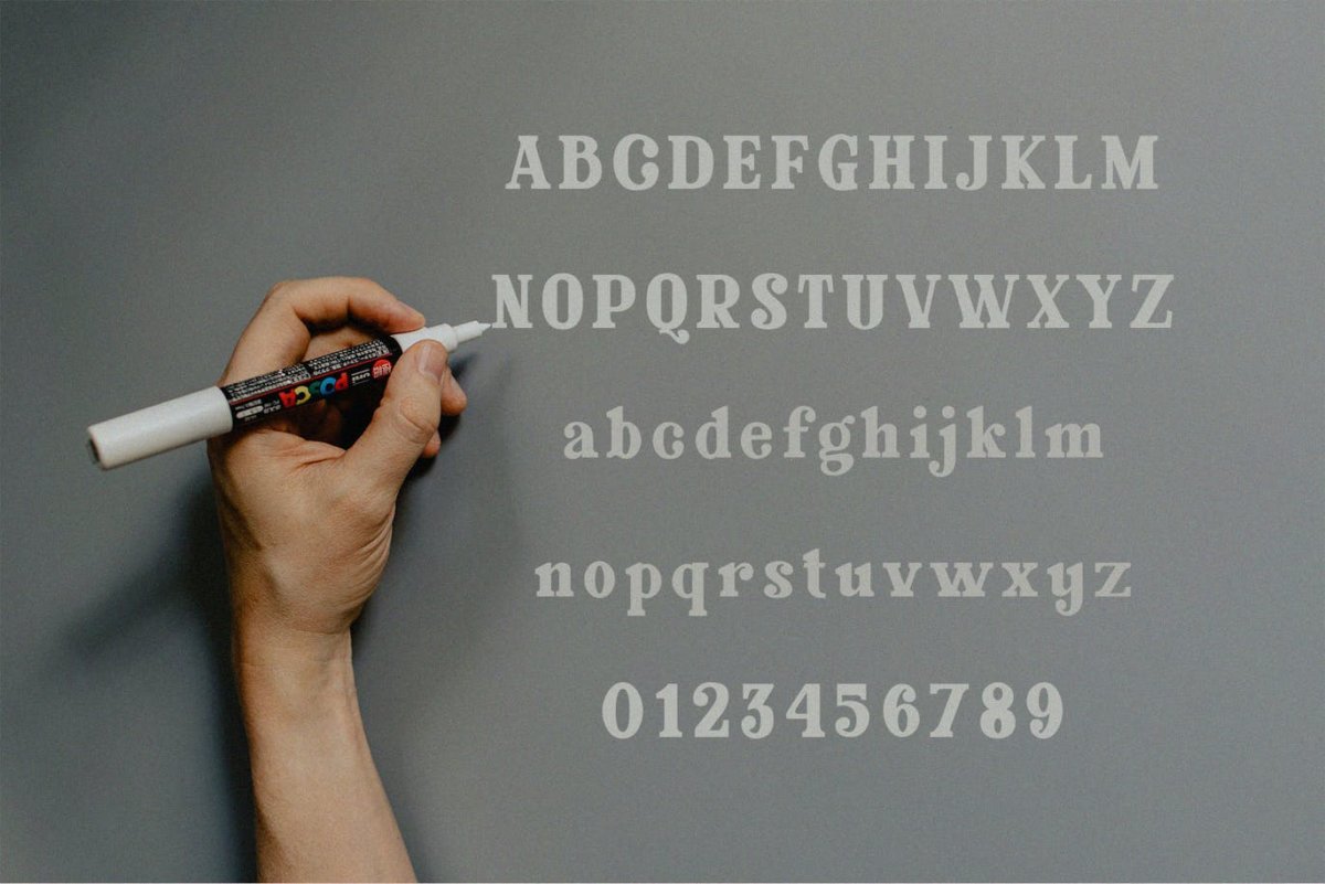 现代优雅杂志包装徽标logo设计衬线英文字体 Glaster - Elegant Serif Font_img_2