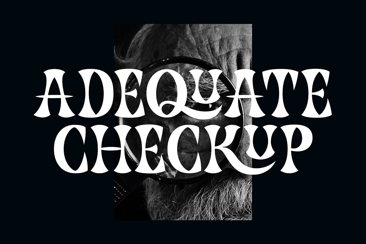 现代复古杂志海报标识设计衬线英文字体 Caupako Font_img_2