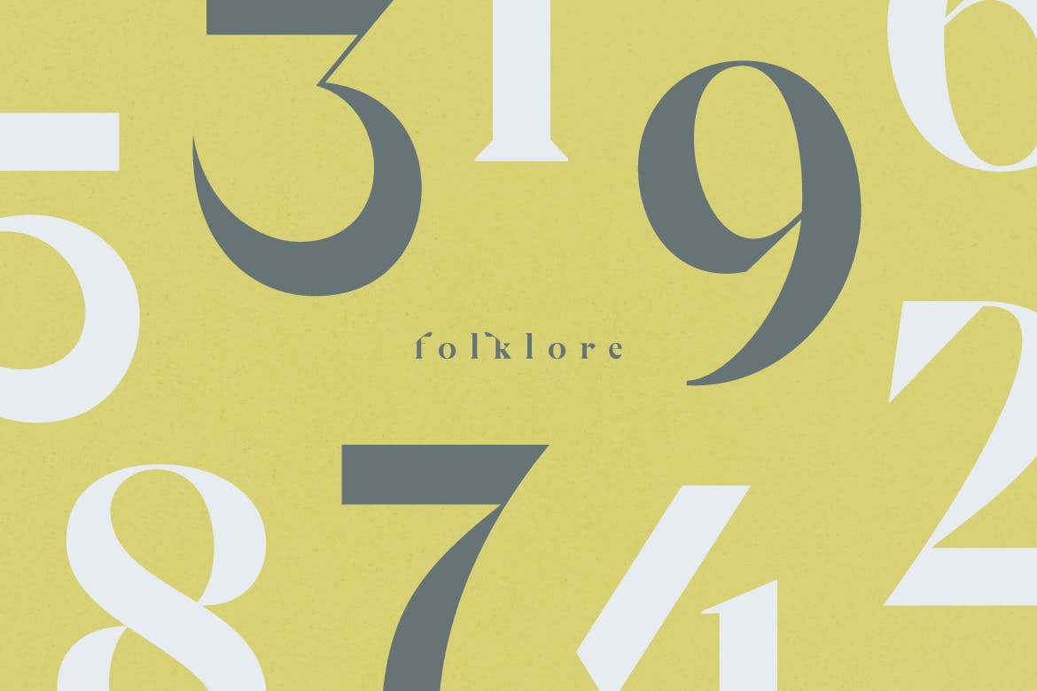 复古海报标题标签设计衬线英文字体 Modern Classic Serif Font_img_2