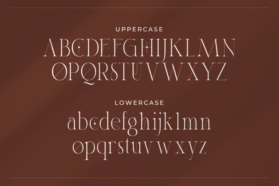 时尚优雅品牌海报徽标logo设计衬线英文字体 Hara – Modern Serif Font_img_2