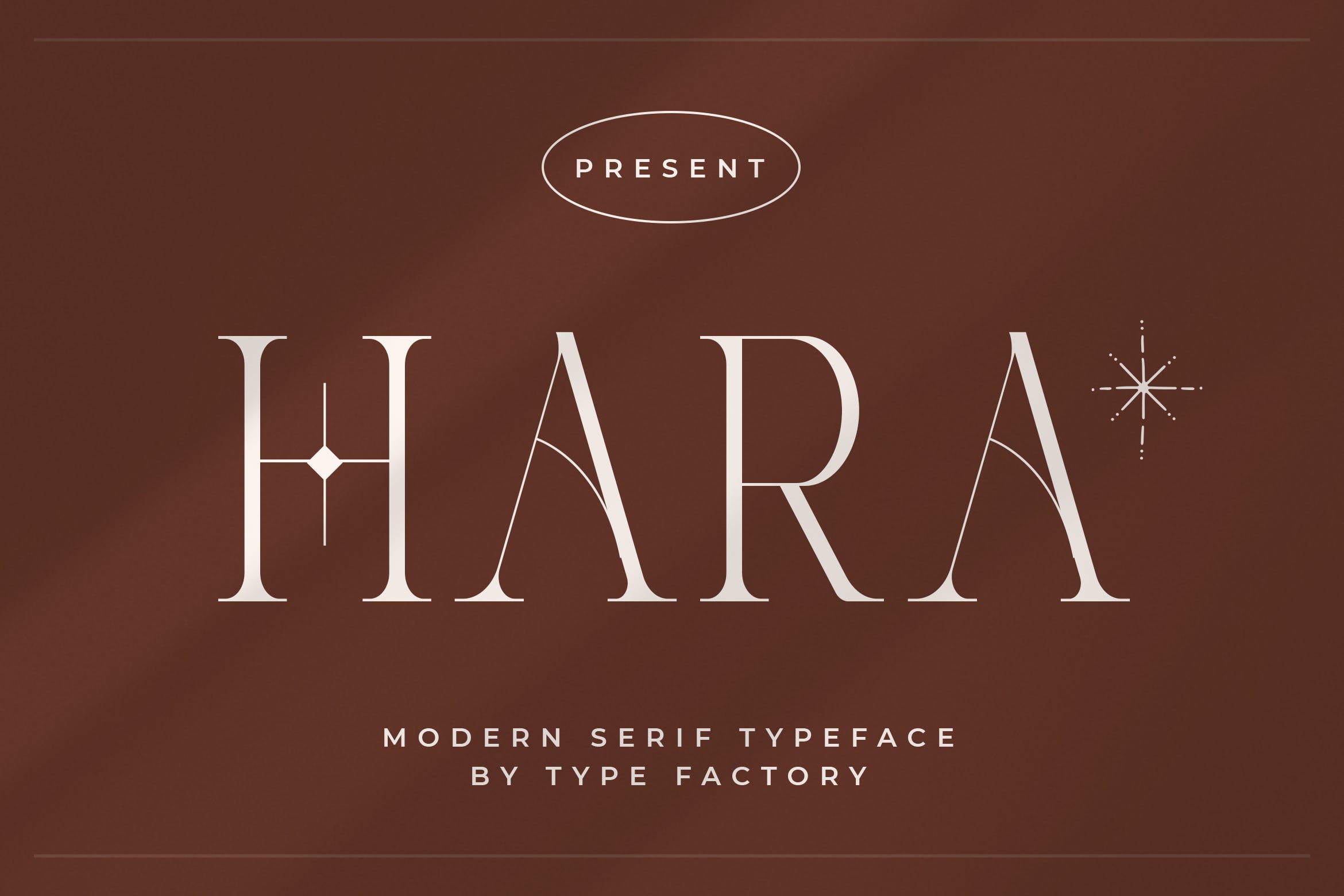 时尚优雅品牌海报徽标logo设计衬线英文字体 Hara – Modern Serif Font_img_2
