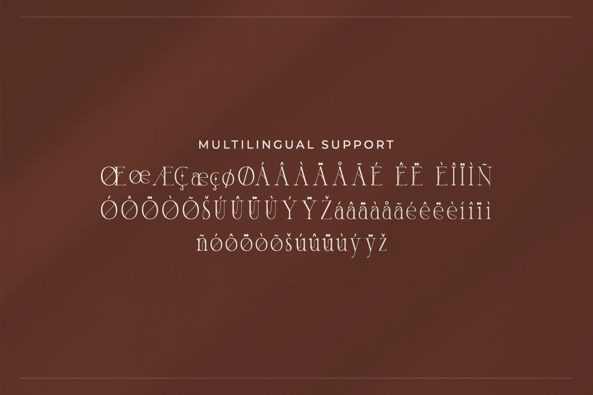 时尚优雅品牌海报徽标logo设计衬线英文字体 Hara – Modern Serif Font_img_2