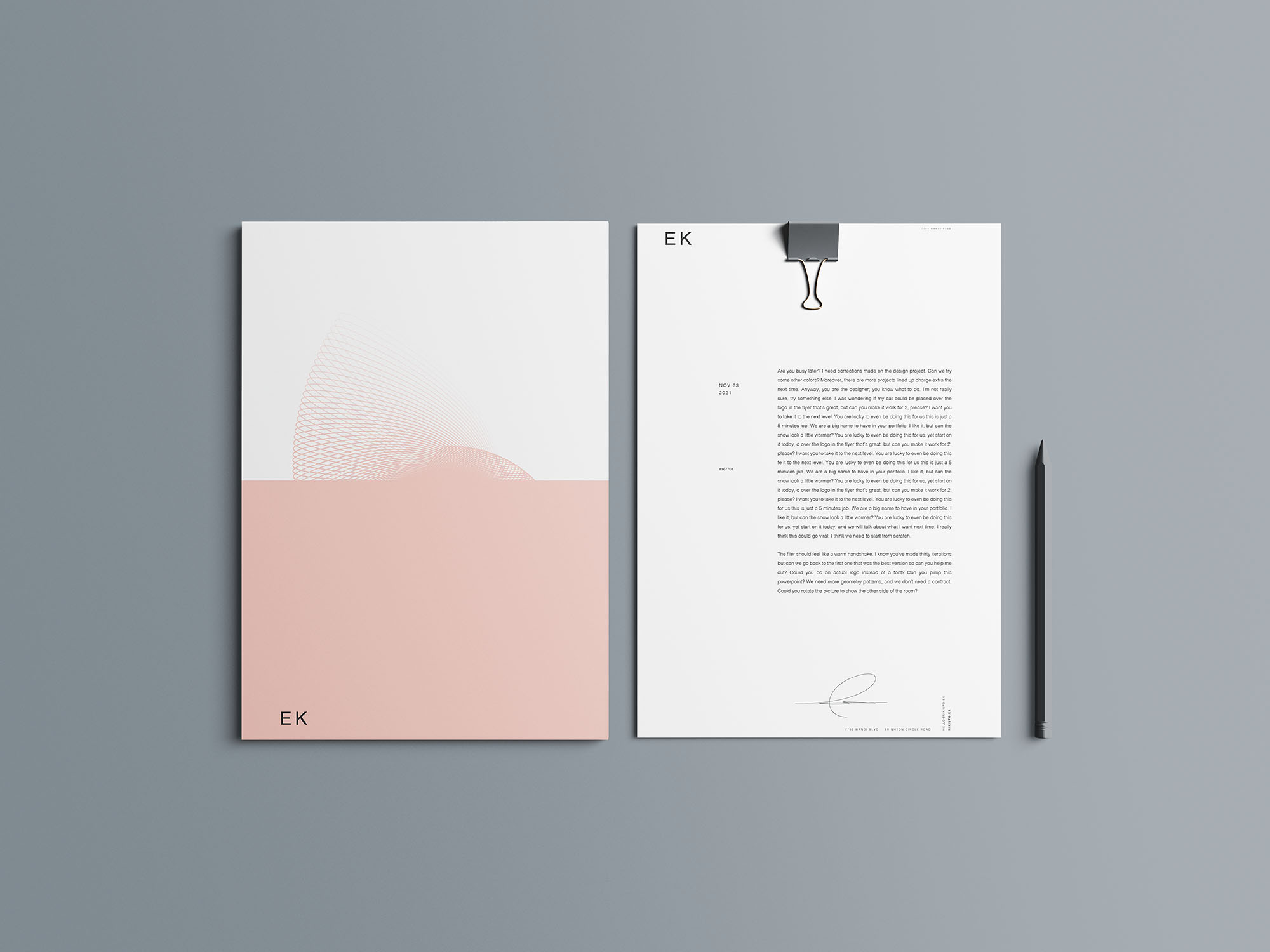 15款品牌标志VI设计办公用品展示贴图样机PSD模板素材 15 Stationery Branding Mockups_img_2