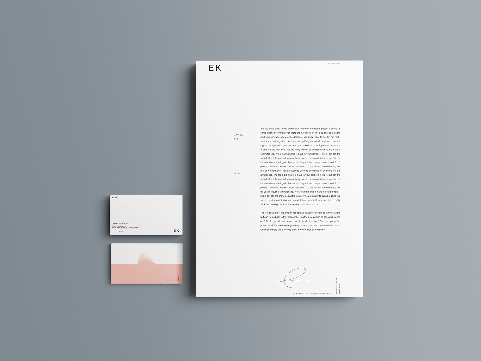 15款品牌标志VI设计办公用品展示贴图样机PSD模板素材 15 Stationery Branding Mockups_img_2