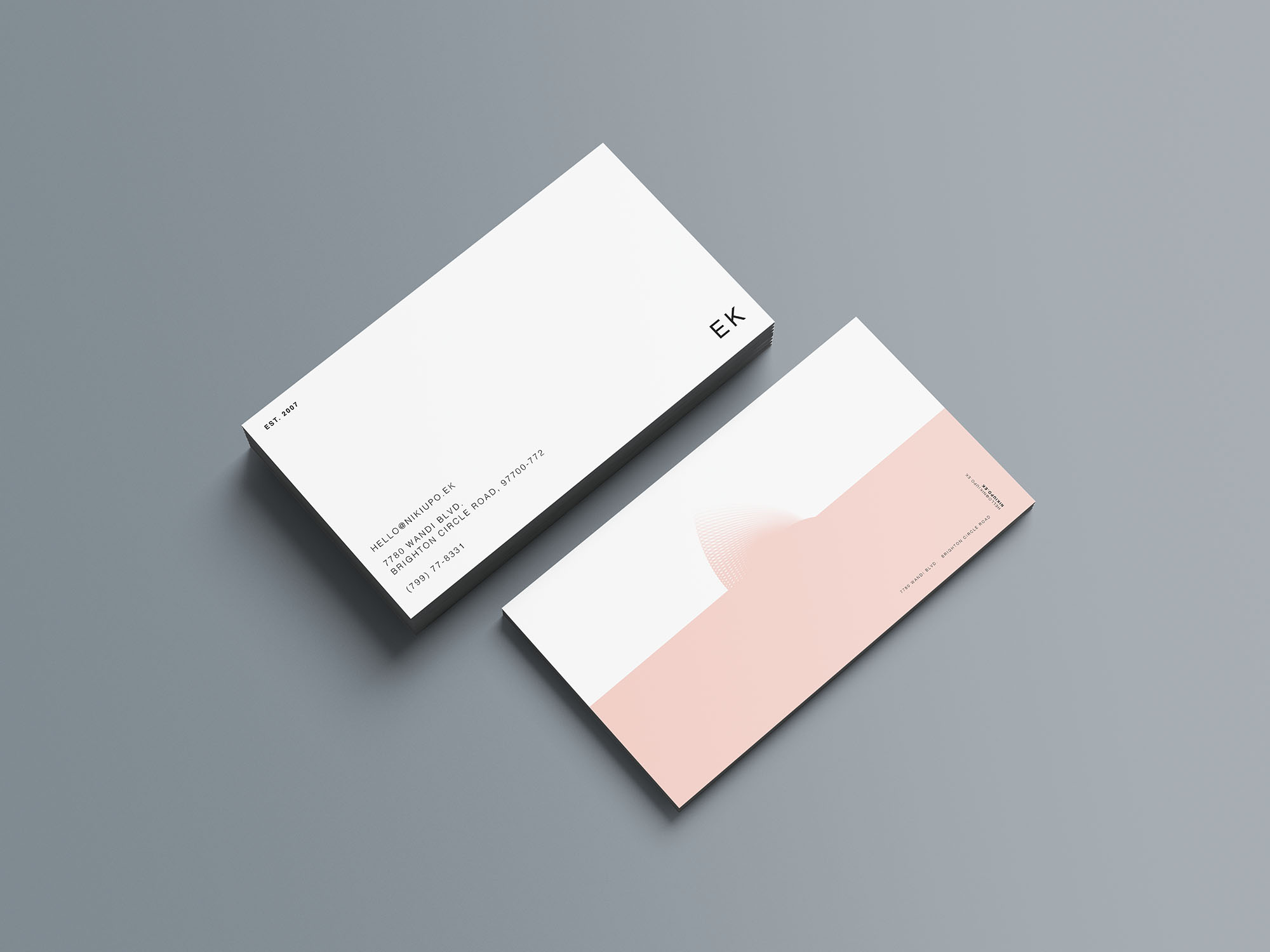 15款品牌标志VI设计办公用品展示贴图样机PSD模板素材 15 Stationery Branding Mockups_img_2