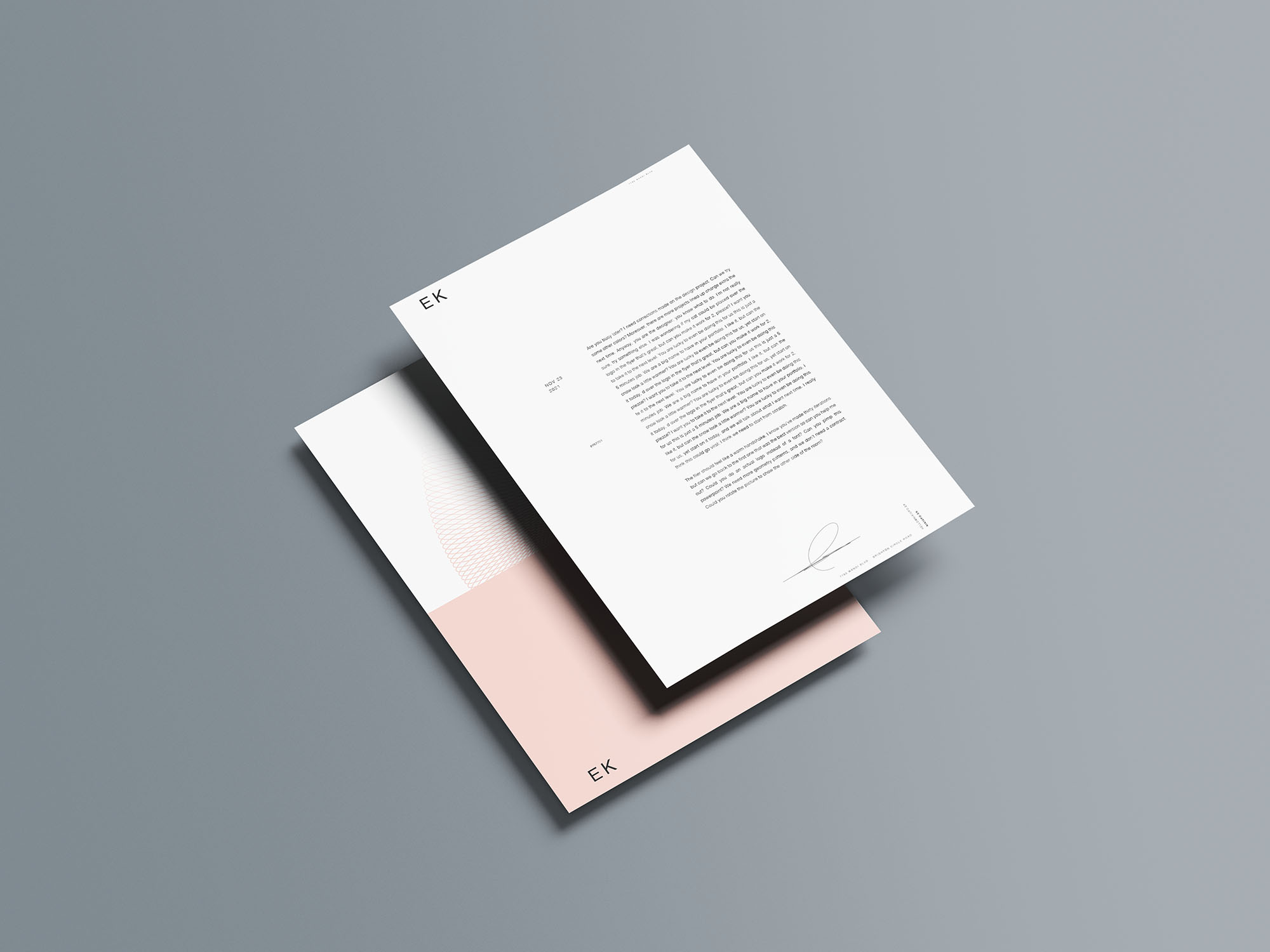 15款品牌标志VI设计办公用品展示贴图样机PSD模板素材 15 Stationery Branding Mockups_img_2