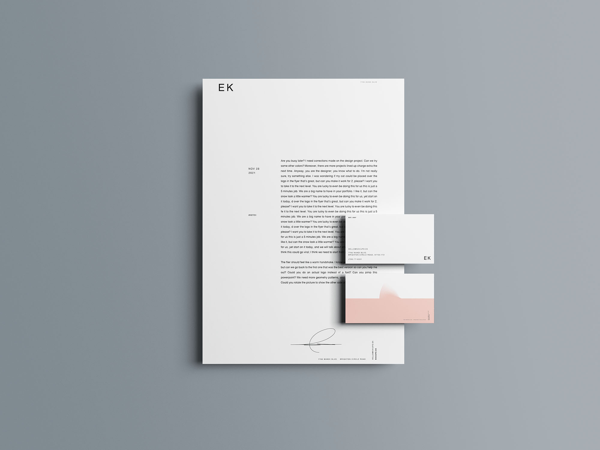 15款品牌标志VI设计办公用品展示贴图样机PSD模板素材 15 Stationery Branding Mockups_img_2