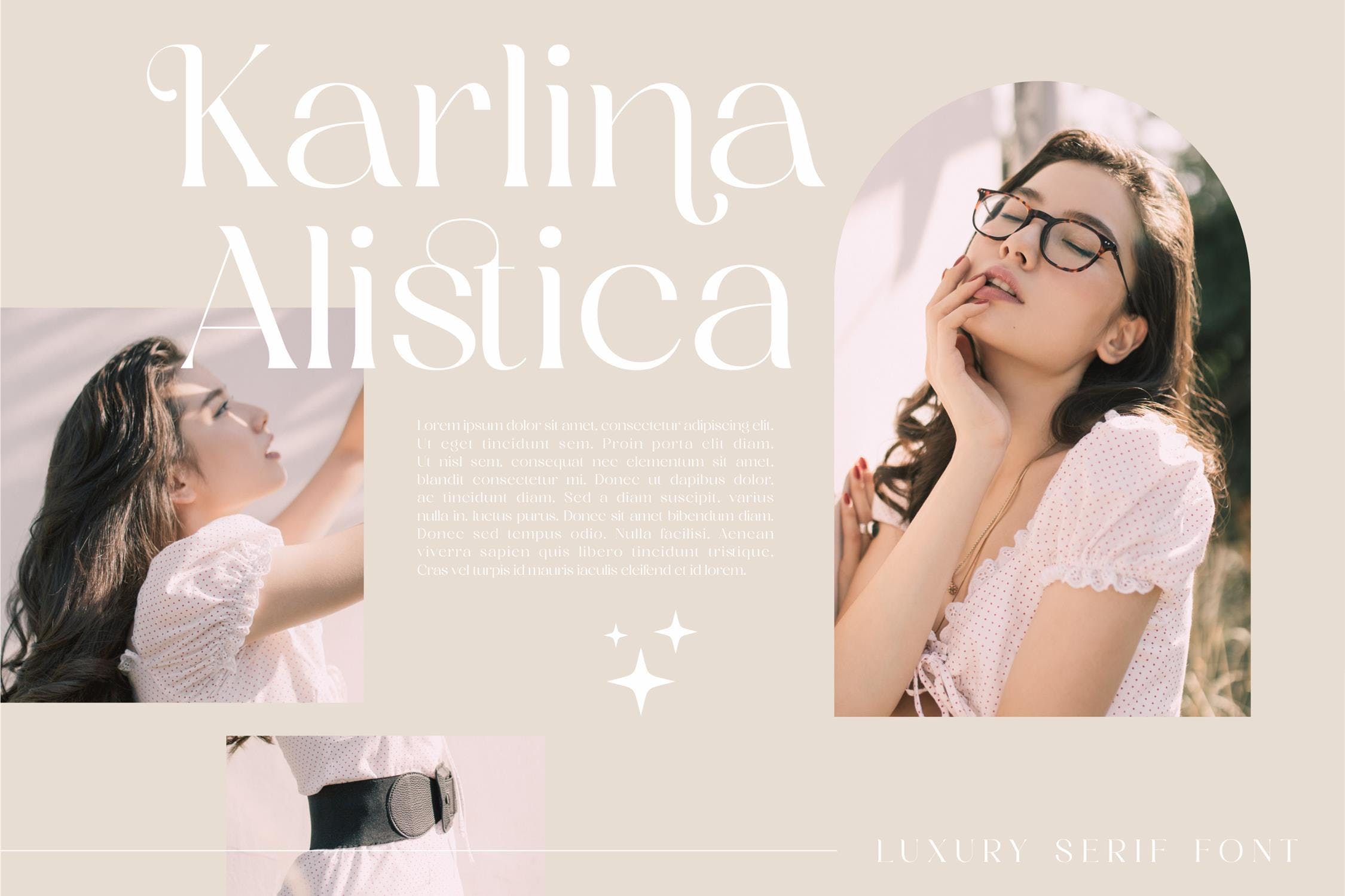 优雅海报品牌项目设计衬线英文字体 Ragasta Minimalist Serif Font LS_img_2