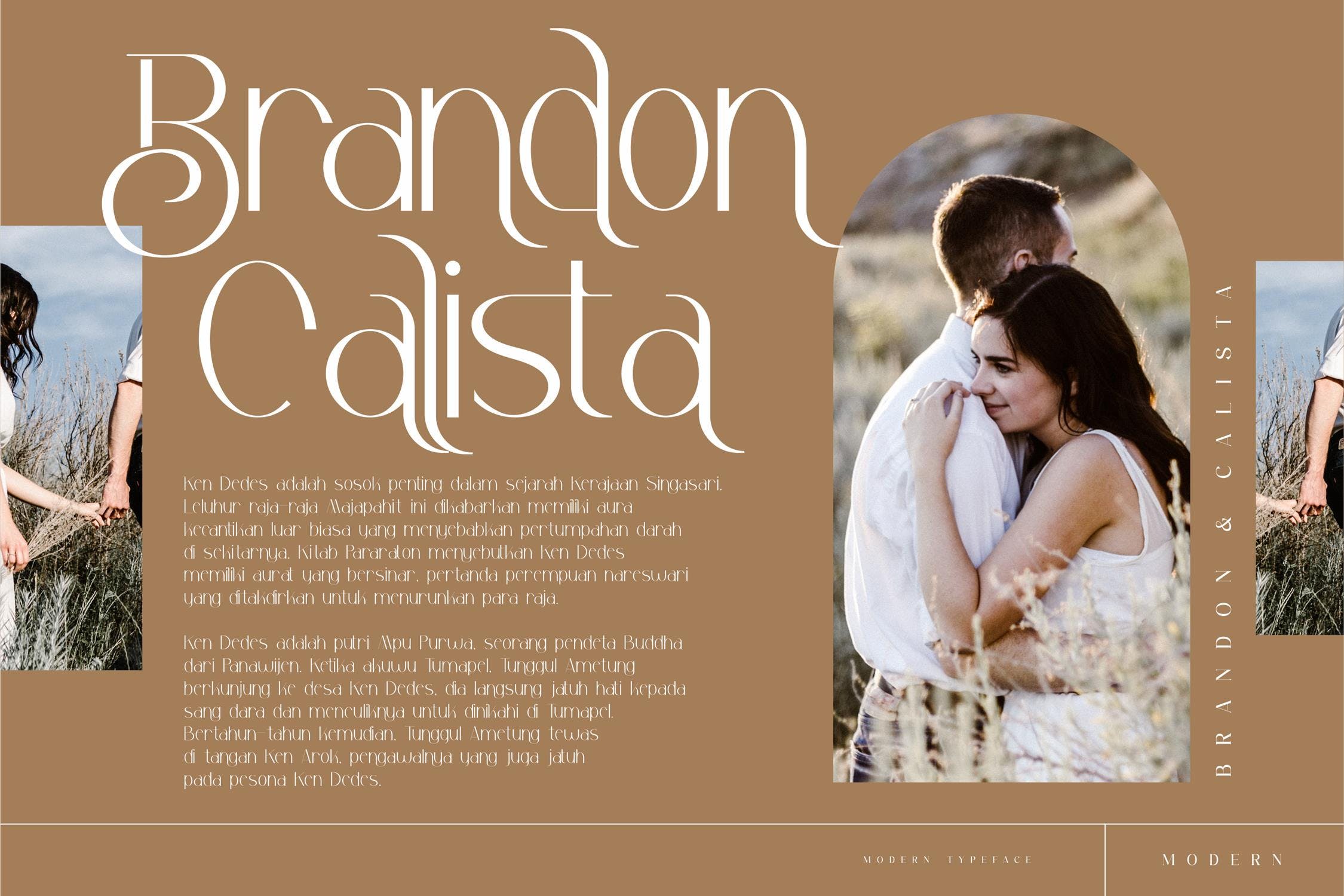 现代优雅海报标识徽标logo设计衬线英文字体 Safira Beautiful Serif Font LS_img_2