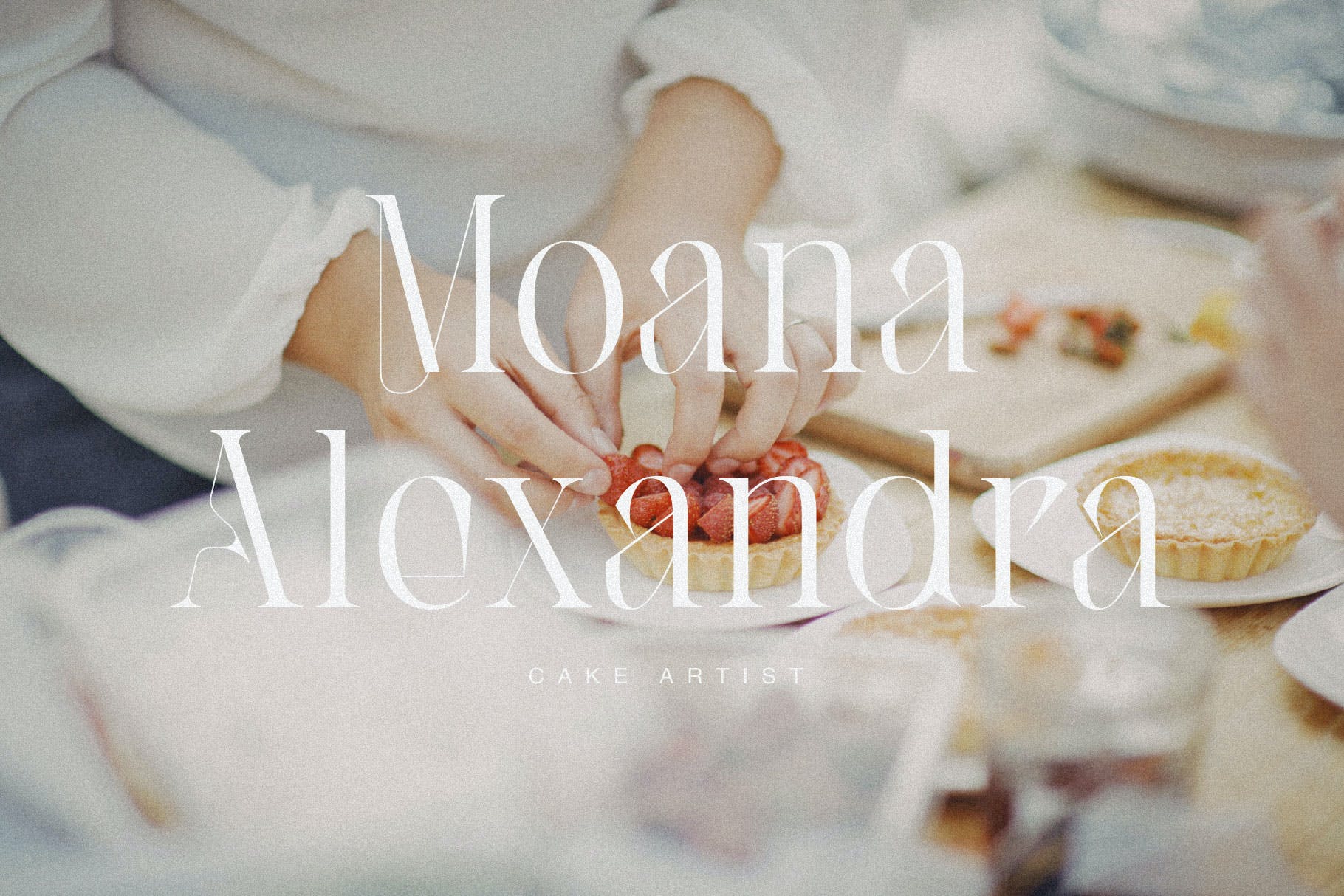 优雅杂志品牌徽标logo设计衬线英文字体 Angelissa - Elegant Modern Serif_img_2