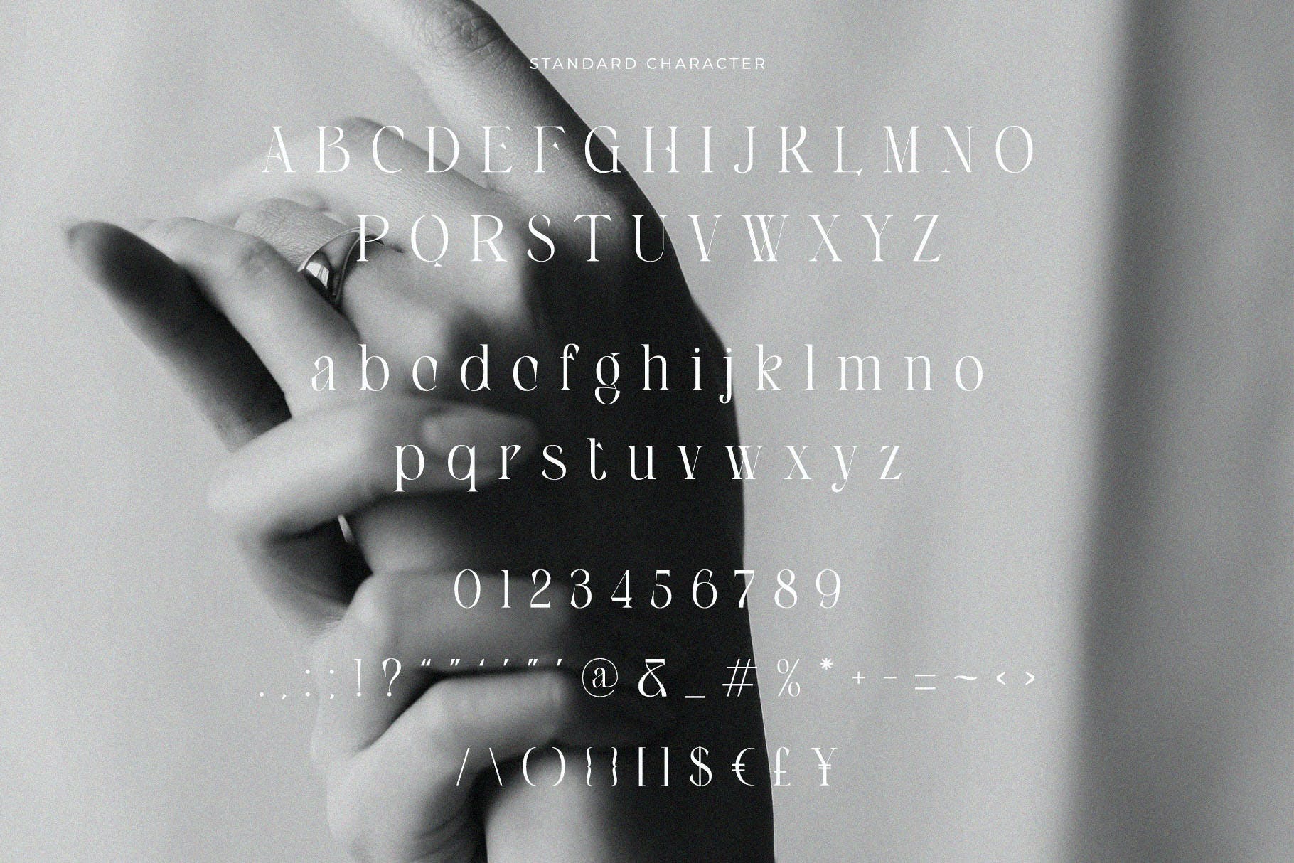 优雅杂志品牌徽标logo设计衬线英文字体 Angelissa - Elegant Modern Serif_img_2