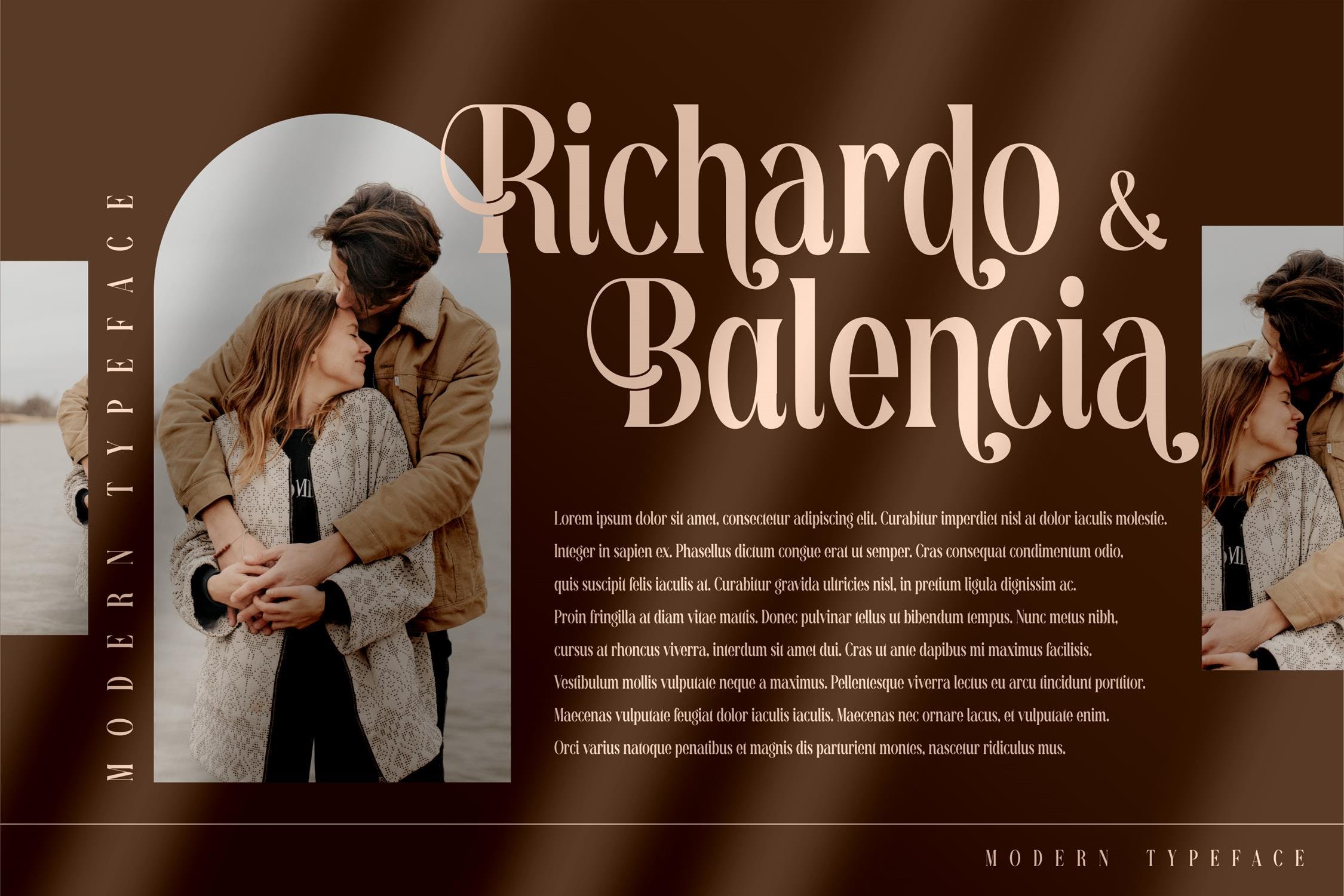 现代标识卡片海报设计衬线英文字体 Richardo Flacky Modern Serif Font LS_img_2