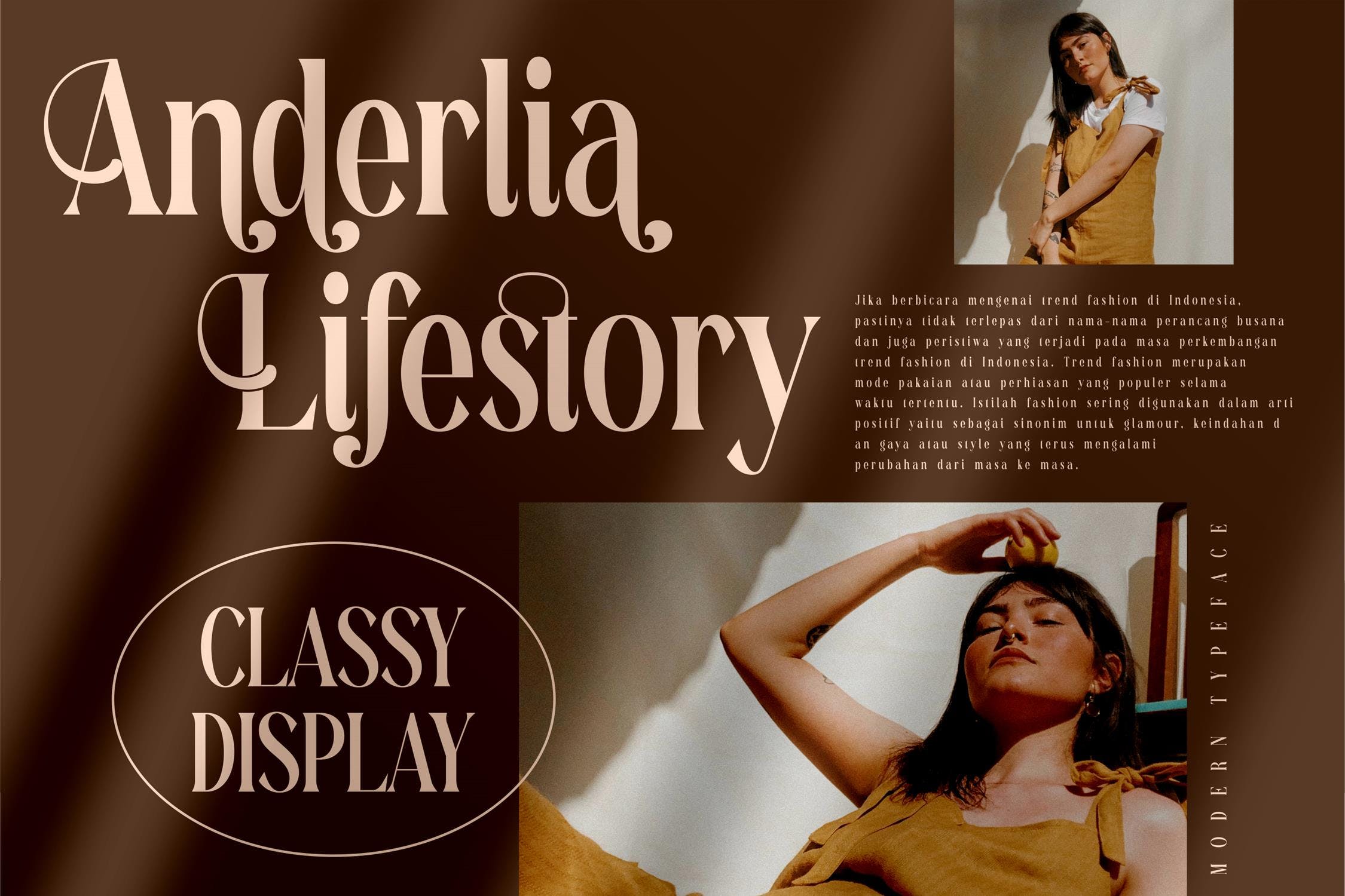 现代标识卡片海报设计衬线英文字体 Richardo Flacky Modern Serif Font LS_img_2