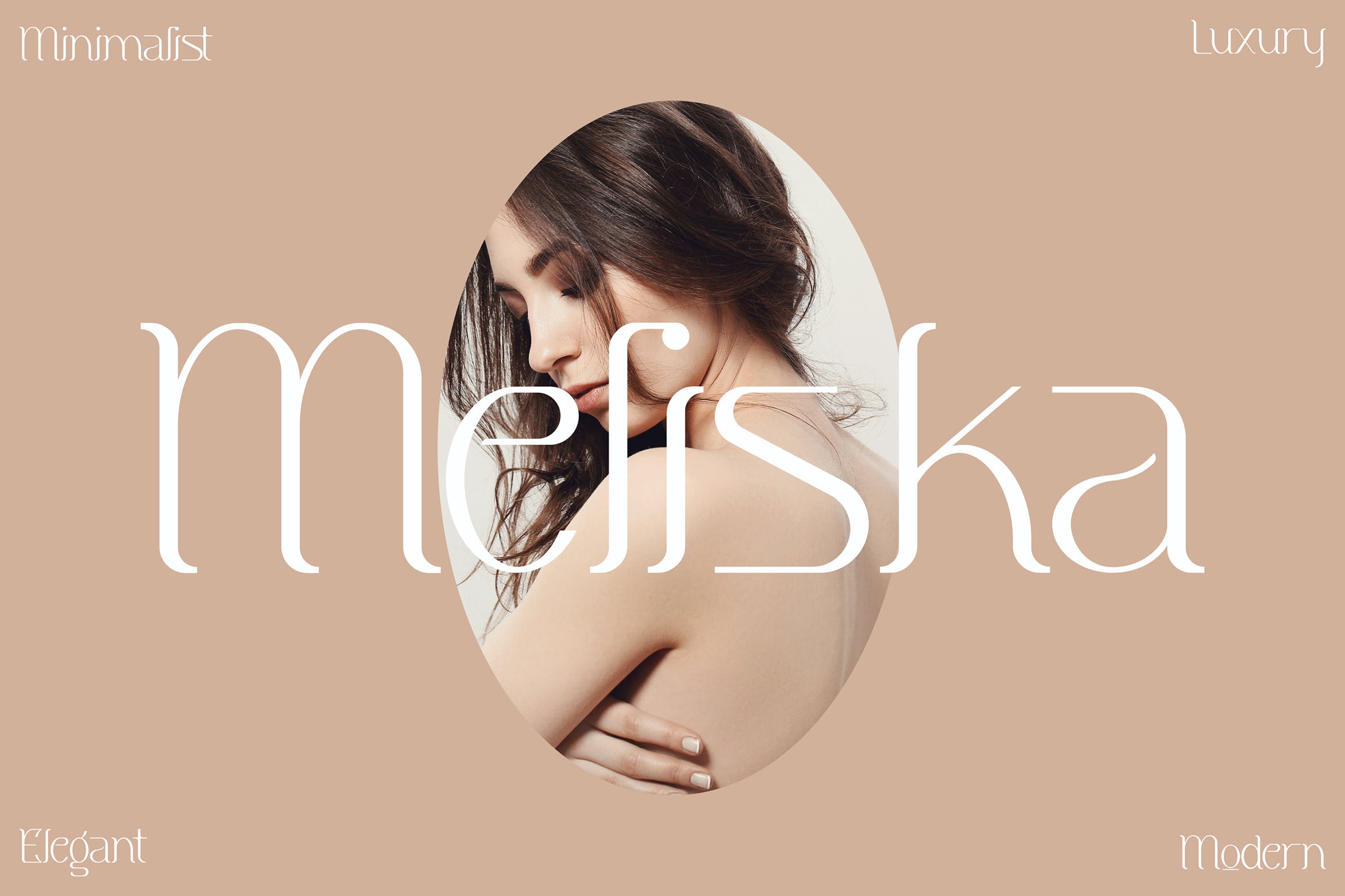 现代优雅品牌标识海报设计衬线英文字体 Meliska Minimalist Serif Font LS_img_2