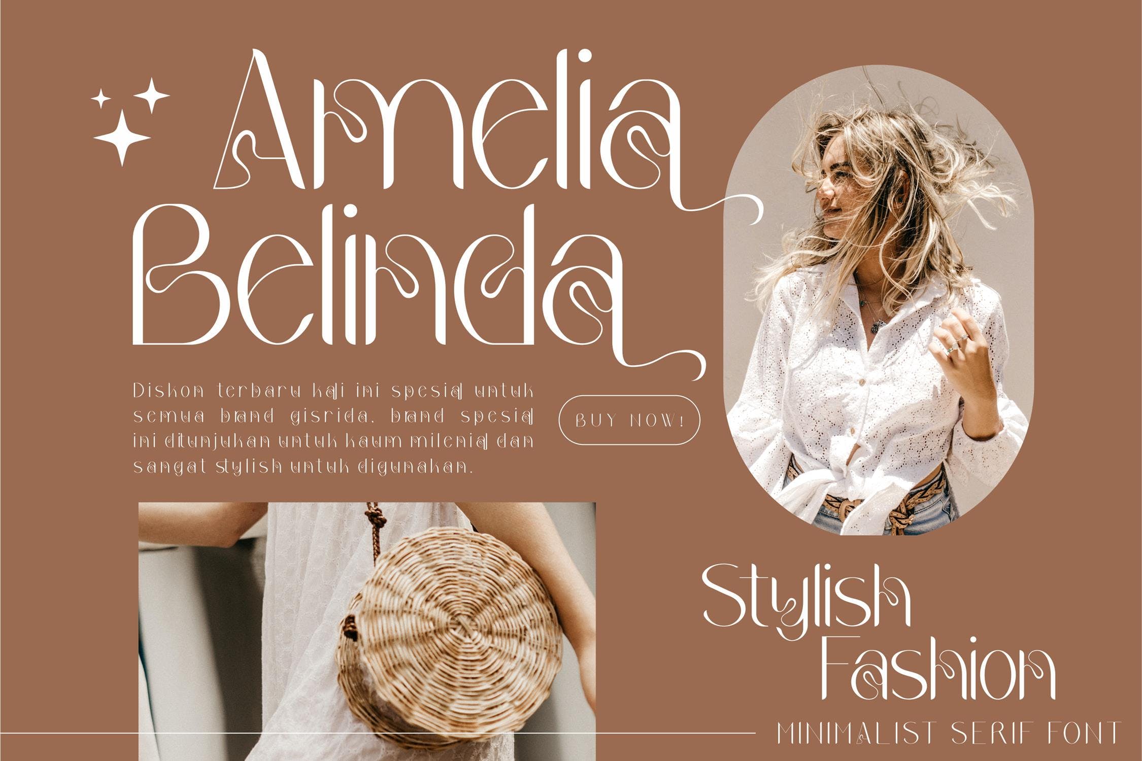 时尚标识海报品牌设计衬线英文字体 Qelista Stylish Serif Font LS_img_2