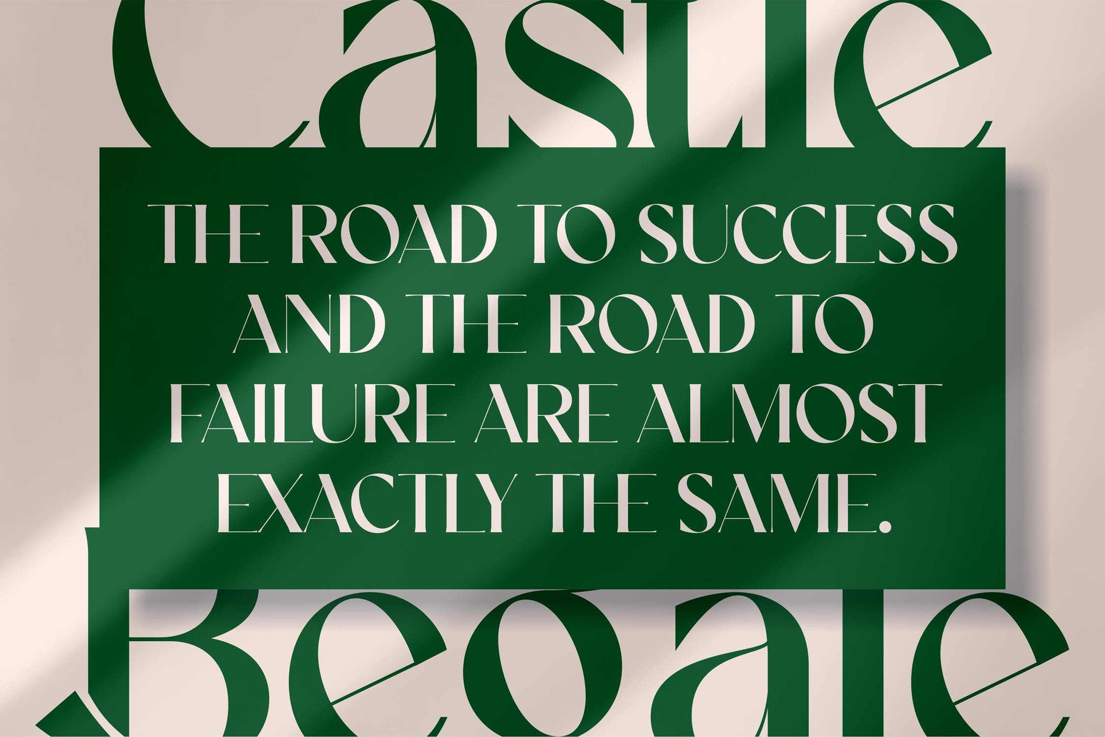 优雅品牌海报标识设计衬线英文字体 Castle Begale Luxury Serif Font LS_img_2