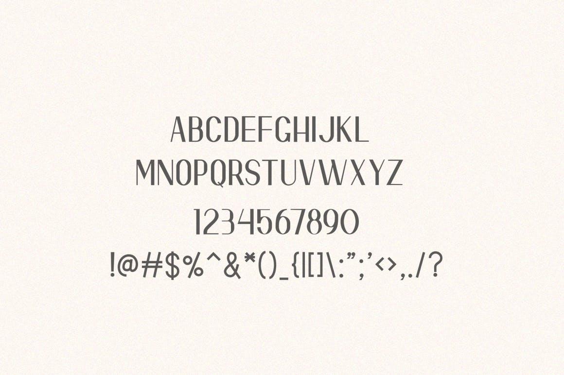 现代杂志请柬T 恤设计无衬线英文字体 Closia Modern Minimal Font_img_2