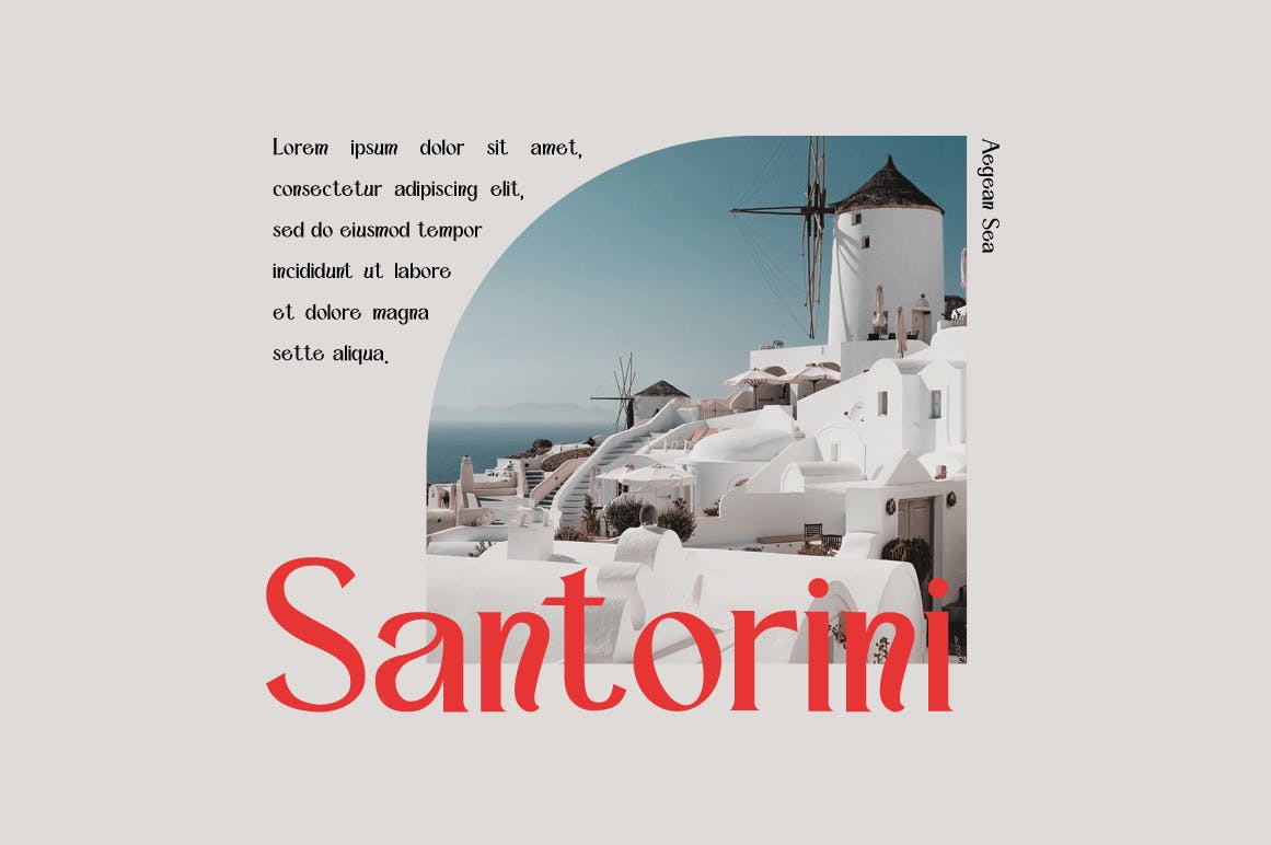 时尚复古杂志品牌包装设计衬线英文字体 Montauk - Vintage Serif Font_img_2