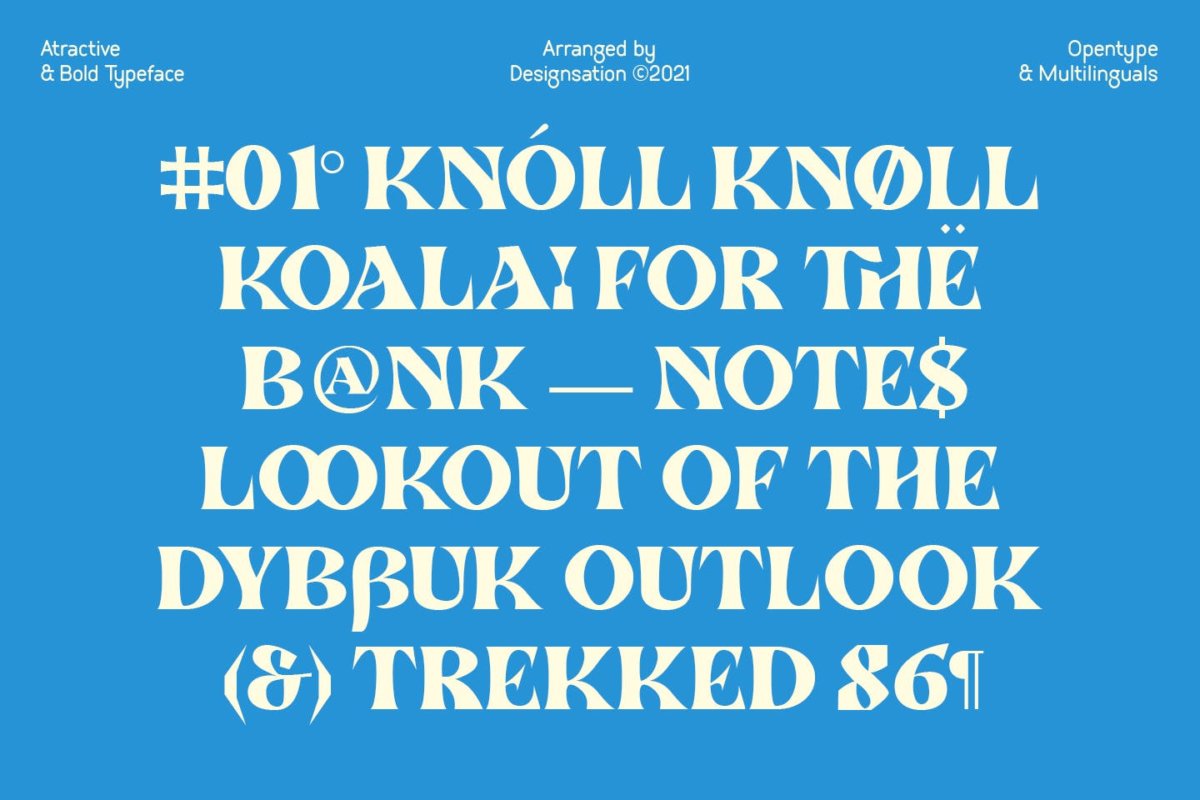 时尚杂志品牌徽标logo设计衬线英文字体 Bhentay Typeface_img_2