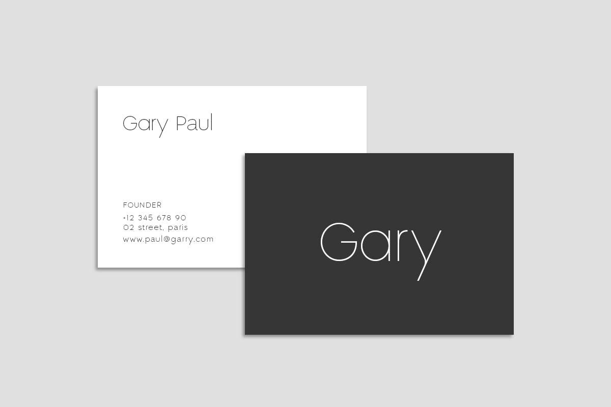 现代杂志标识徽标logo设计无衬线英文字体 Gayaku - Modern Sans Serif Font_img_2