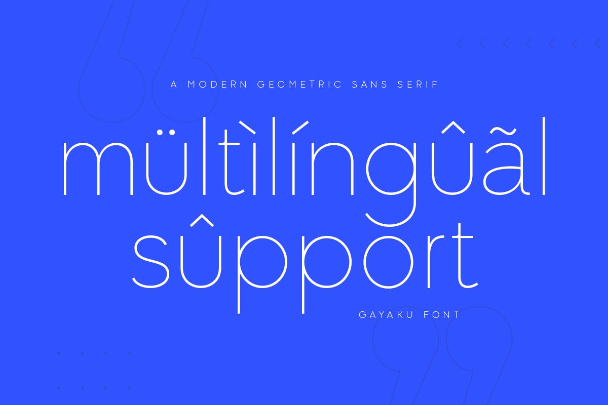 现代杂志标识徽标logo设计无衬线英文字体 Gayaku - Modern Sans Serif Font_img_2