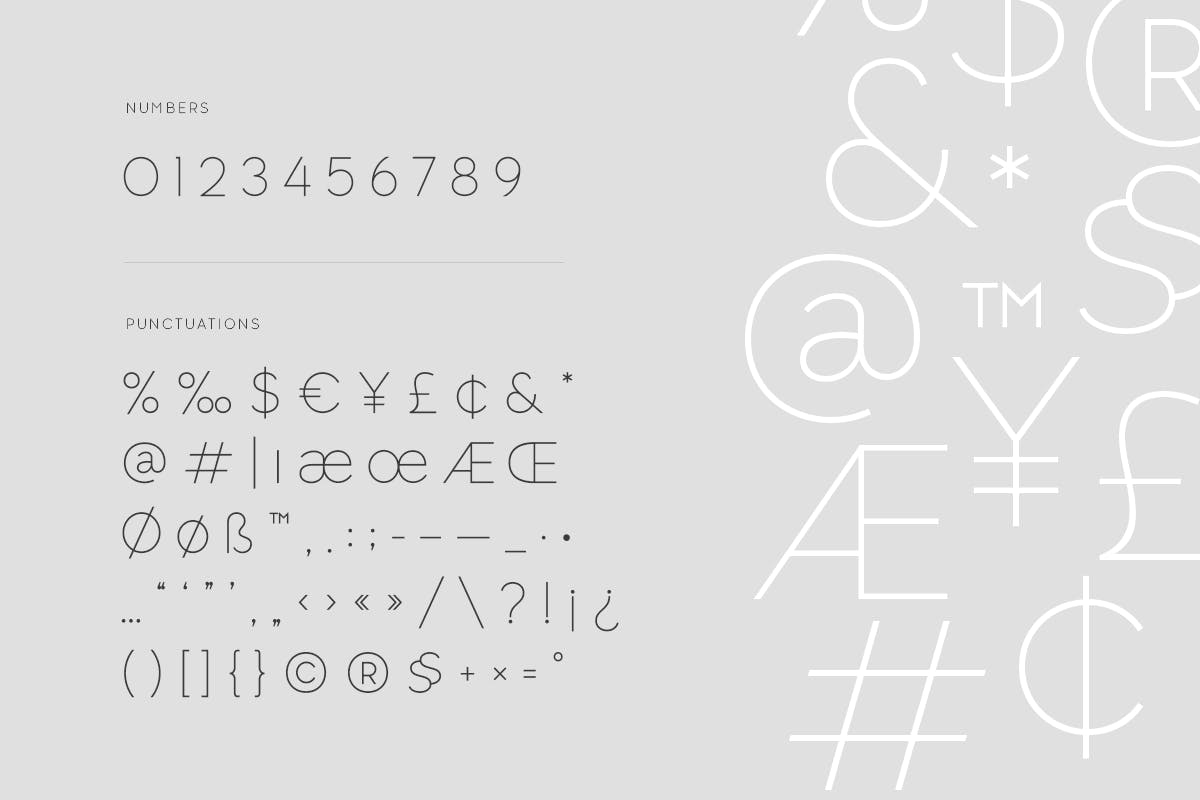 现代杂志标识徽标logo设计无衬线英文字体 Gayaku - Modern Sans Serif Font_img_2