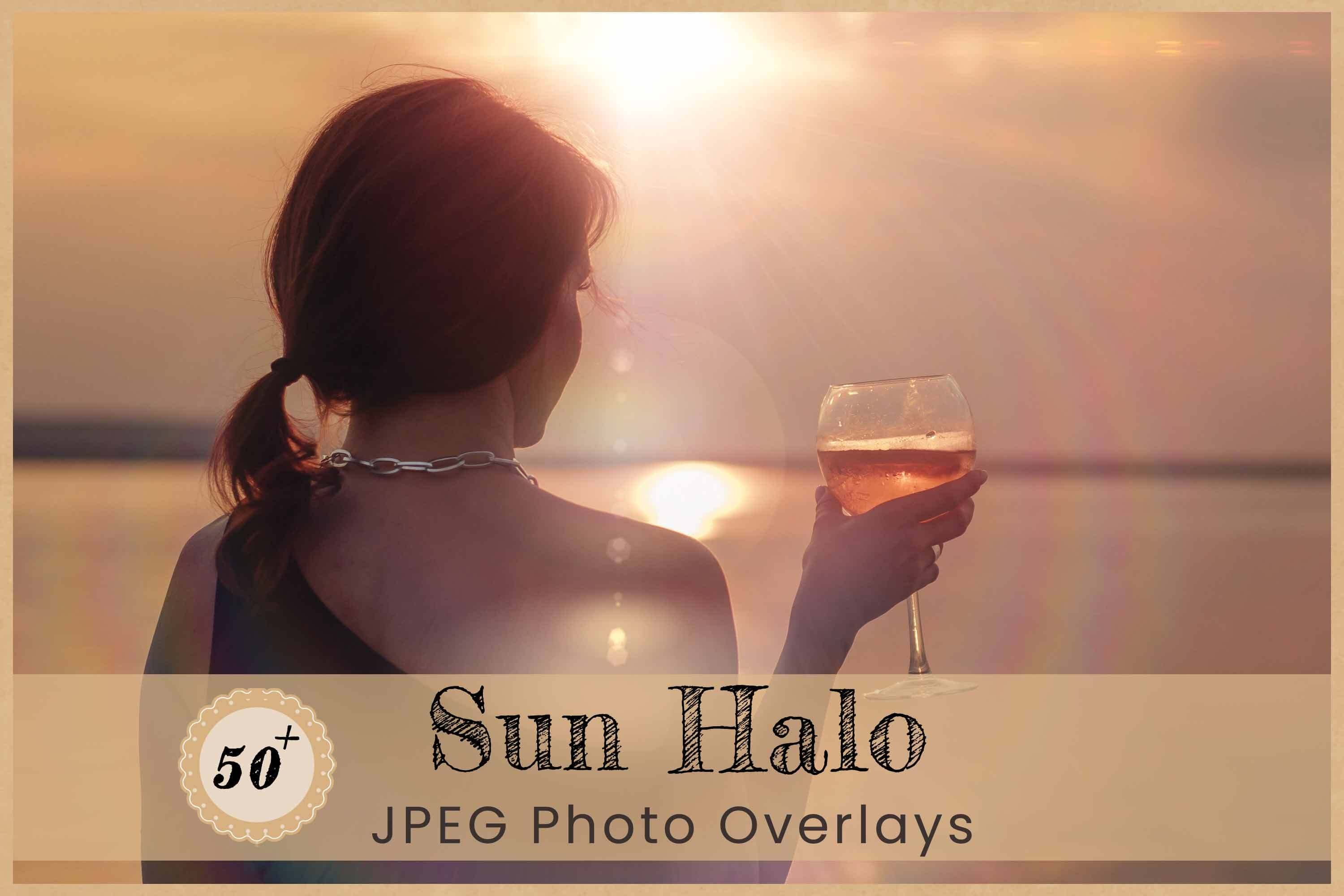 53款虹彩太阳光晕摄影照片叠加层背景图设计素材 Sun Halo Photo Overlays Backdrops_img_2