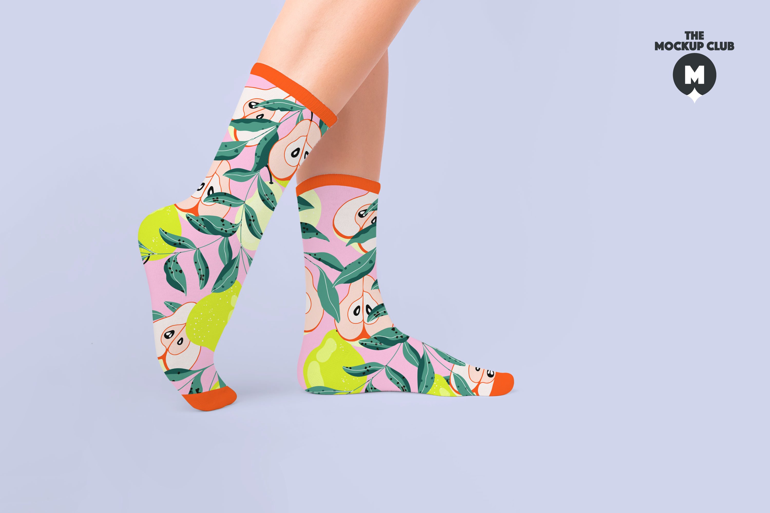 时尚长装袜子印花图案设计贴图样机模板合集 SOCKS MOCKUP SET_img_2