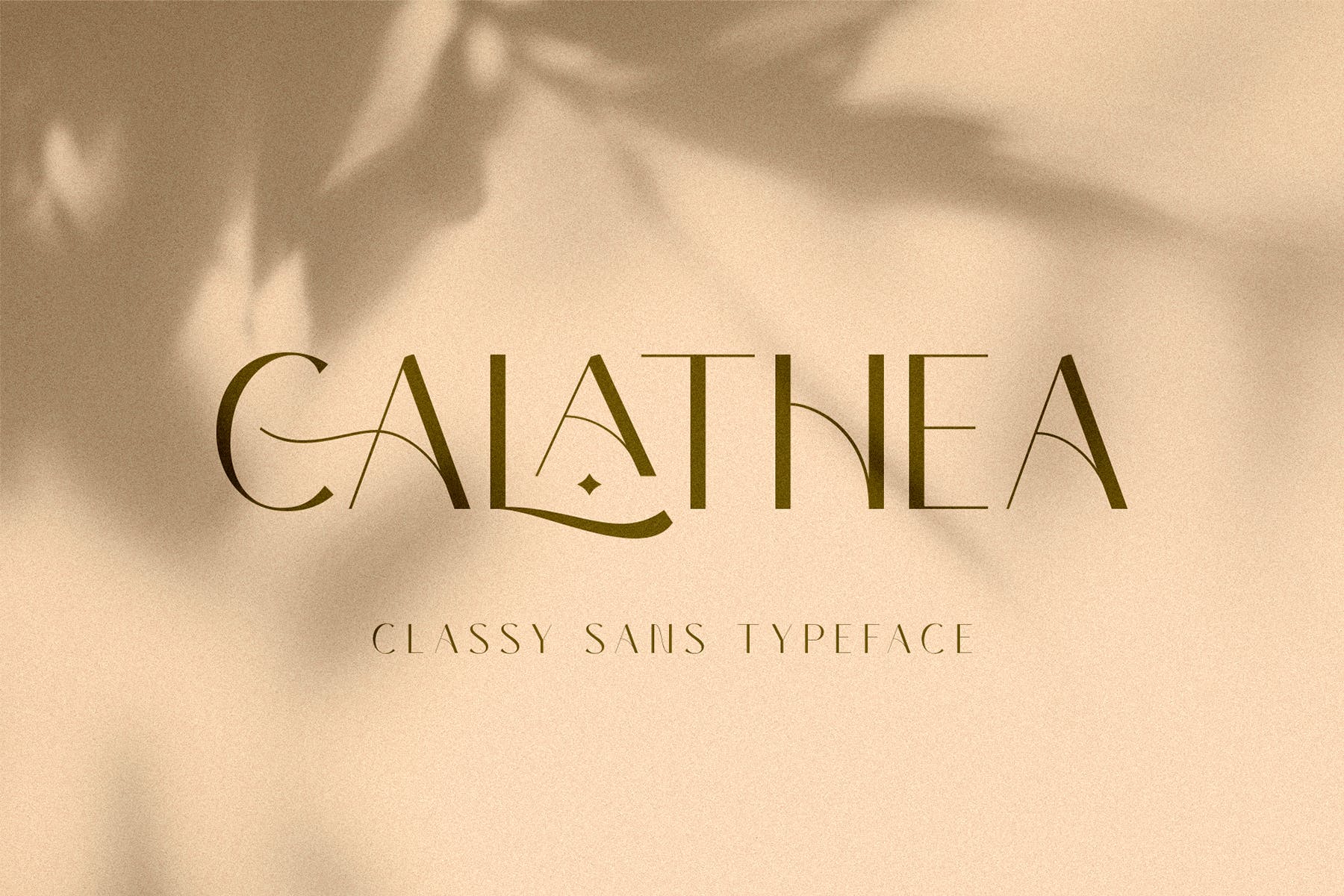时尚优雅杂志标识邀请函设计无衬线英文字体 Elegant Sans Serif Font_img_2
