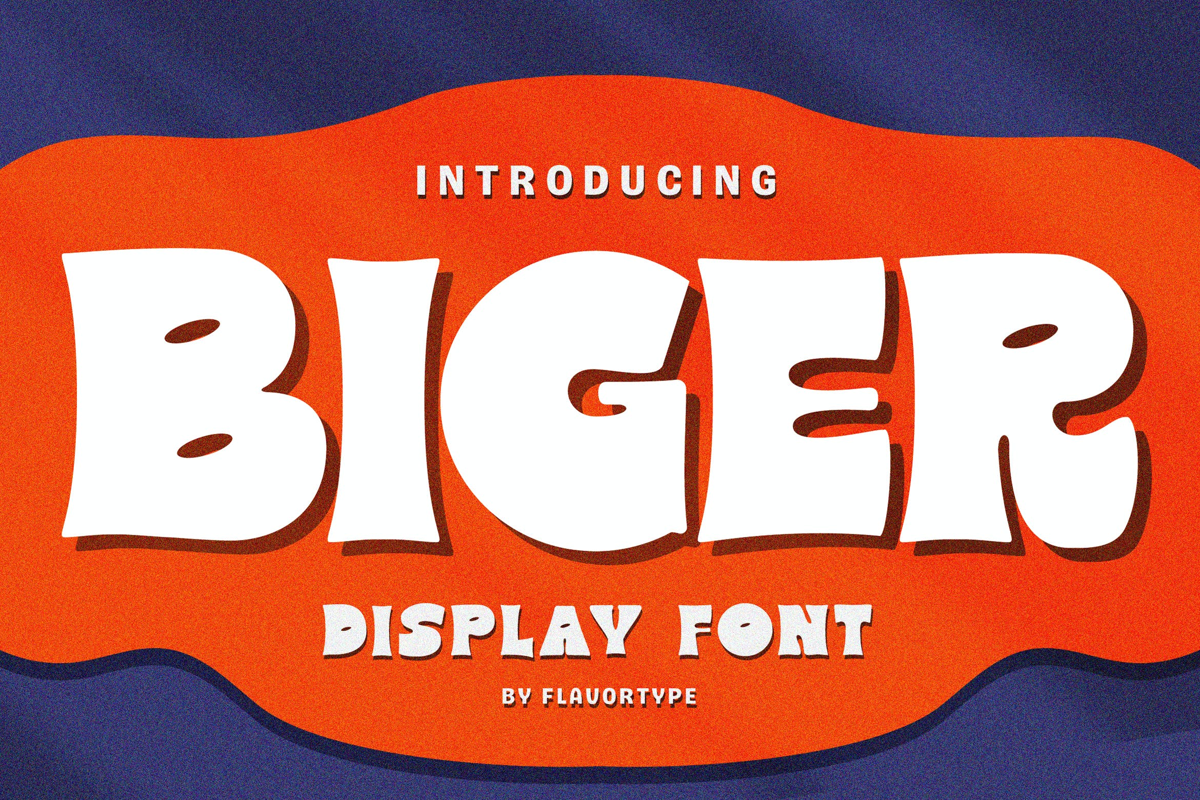 时尚杂志海报徽标logo设计衬线英文字体 BIGER_img_2