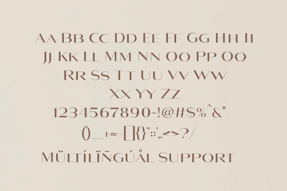 现代时尚包装标题徽标Logo设计无衬线英文字体素材 Maghony - Modern Sans Serif Font_img_2