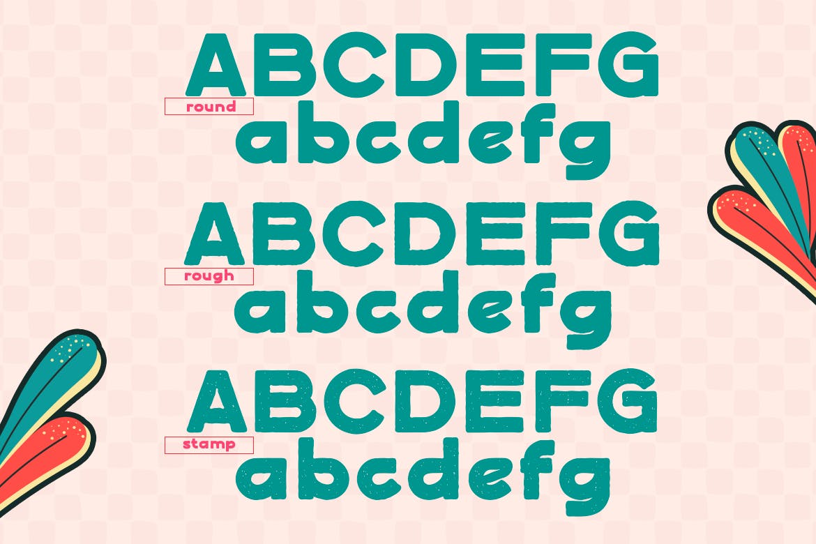 现代复古杂志包装徽标logo设计无衬线英文字体 Brefa_img_2
