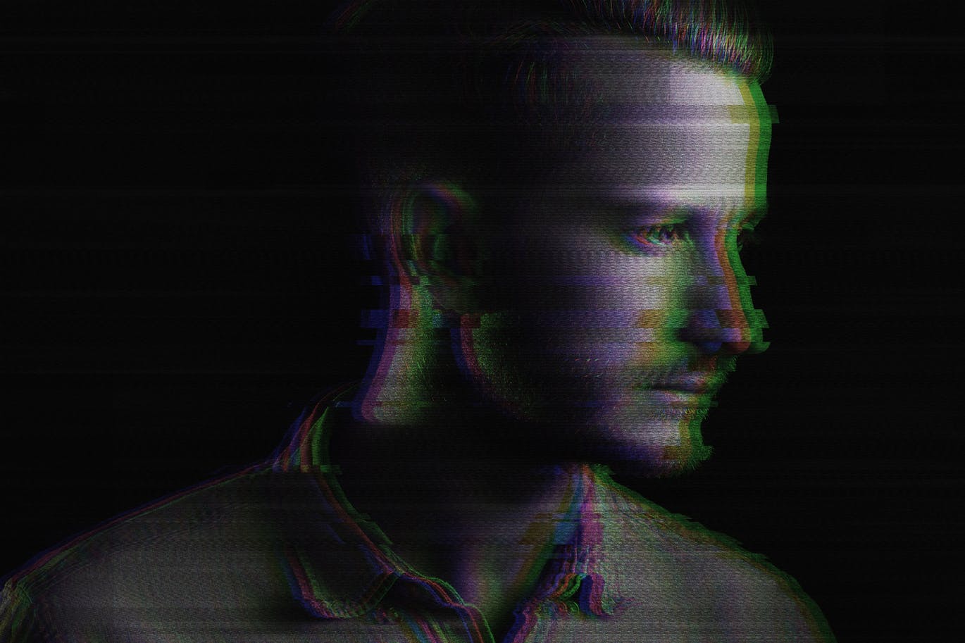 潮流故障毛刺扭曲图像处理特效Ps样式模板素材 Glitch Twitch Photo Effect_img_2