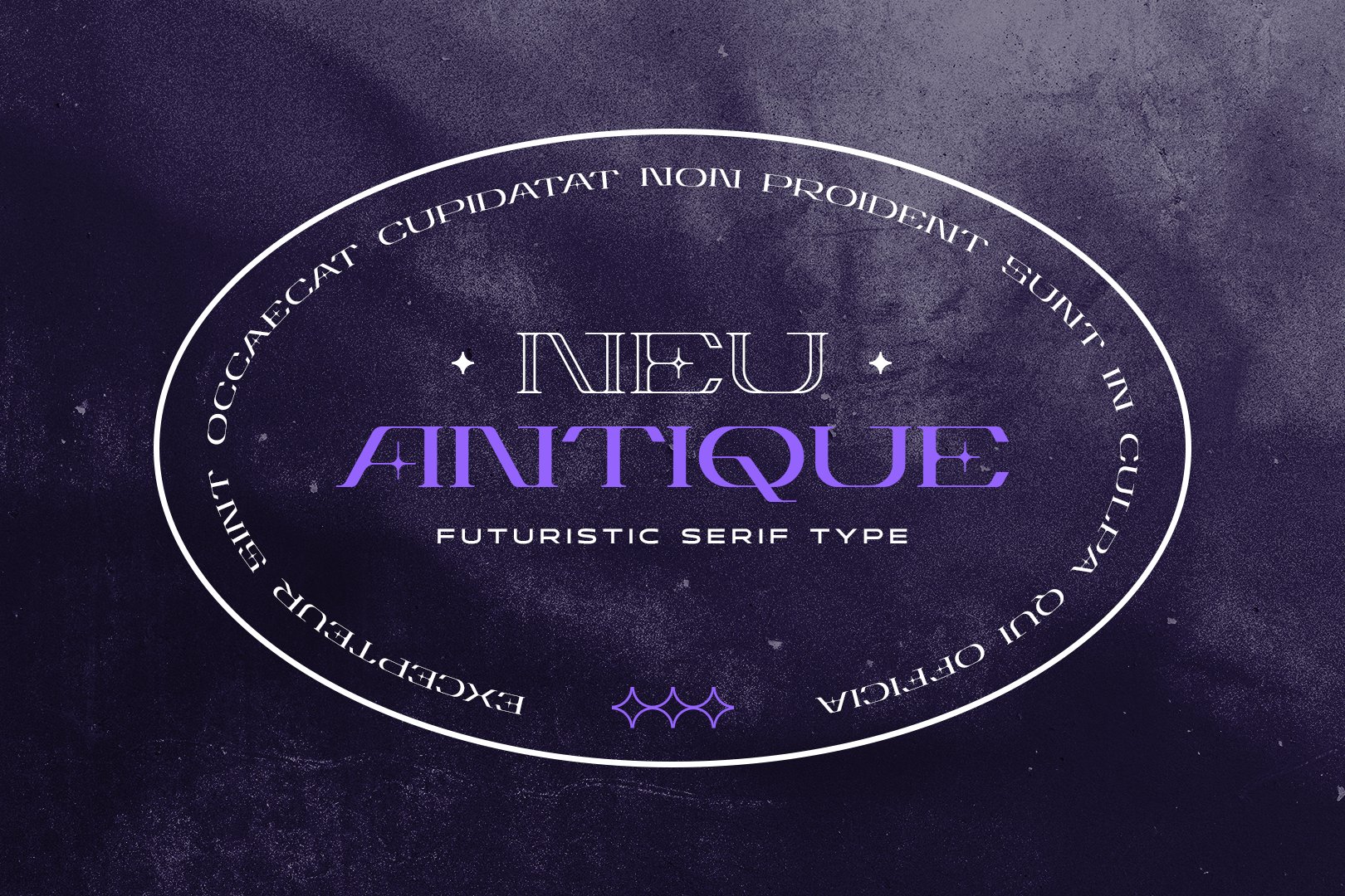 潮流现代经典酸性未来派大写衬线英文字体设计素材 Estoria - Futuristic Serif Type_img_2