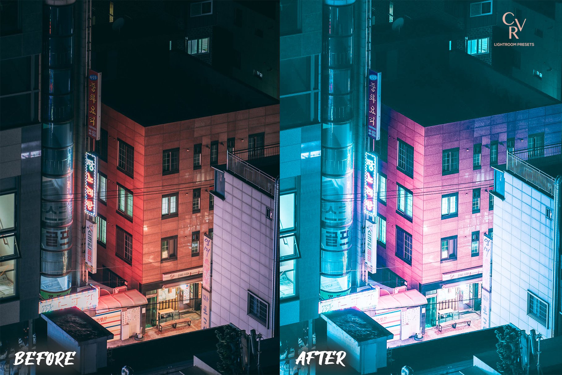 炫酷未来赛博朋克风摄影照片调色滤镜Lr预设模板 6 Cyberpunk Lightroom Presets_img_2