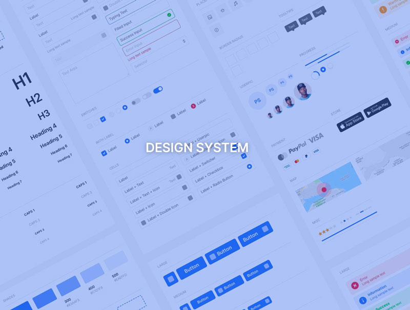 时尚电子商城APP应用程序界面设计UI套件 E-commerce Design System and UI kit_img_2