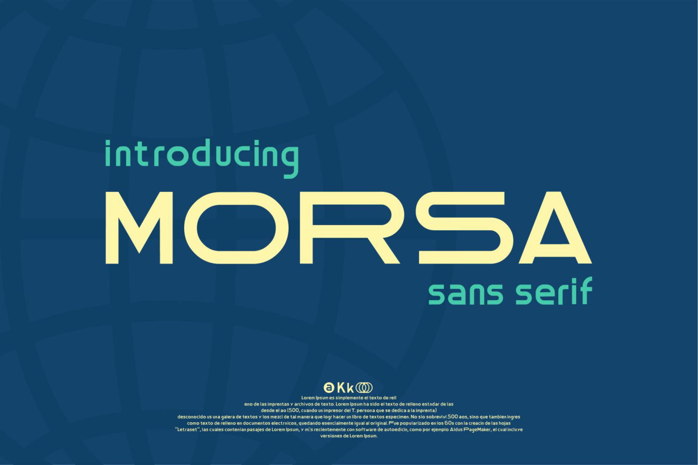 现代时尚杂志海报徽标logo设计无衬线英文字体 BS - MORSA Display Font_img_2