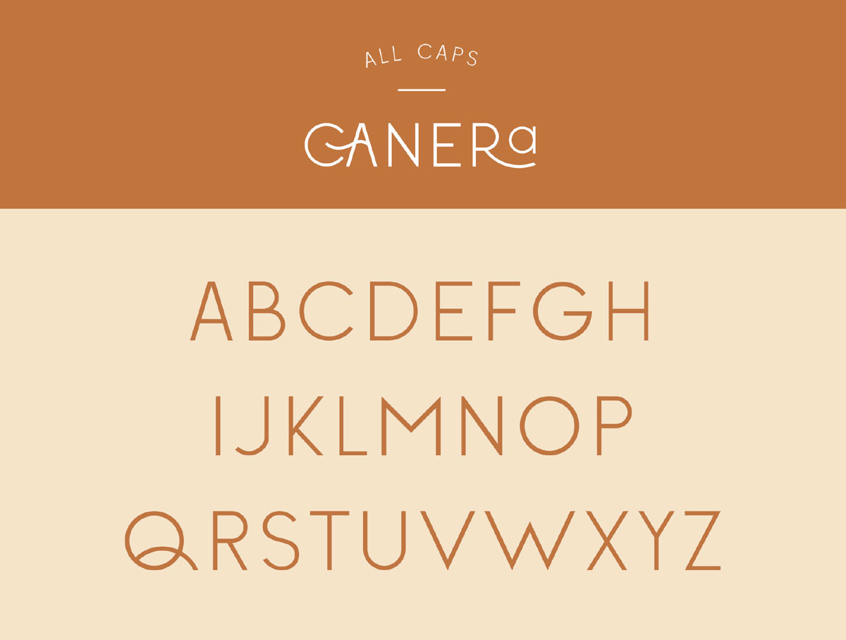 现代优雅杂志标题徽标Logo无衬线英文字体下载 Canera - Simple Elegant Typeface_img_2