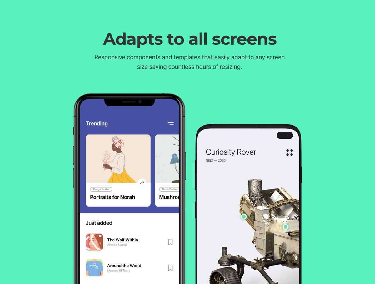 700+APP应用程序&网页设计UI套件SKETCH素材 Fabrx Mobile Design System (For Sketch)_img_2