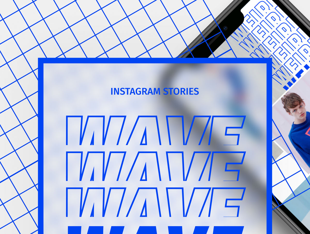 40个现代时尚品牌推广新媒体海报设计素材 Wave Pack Instagram Story Templates_img_2