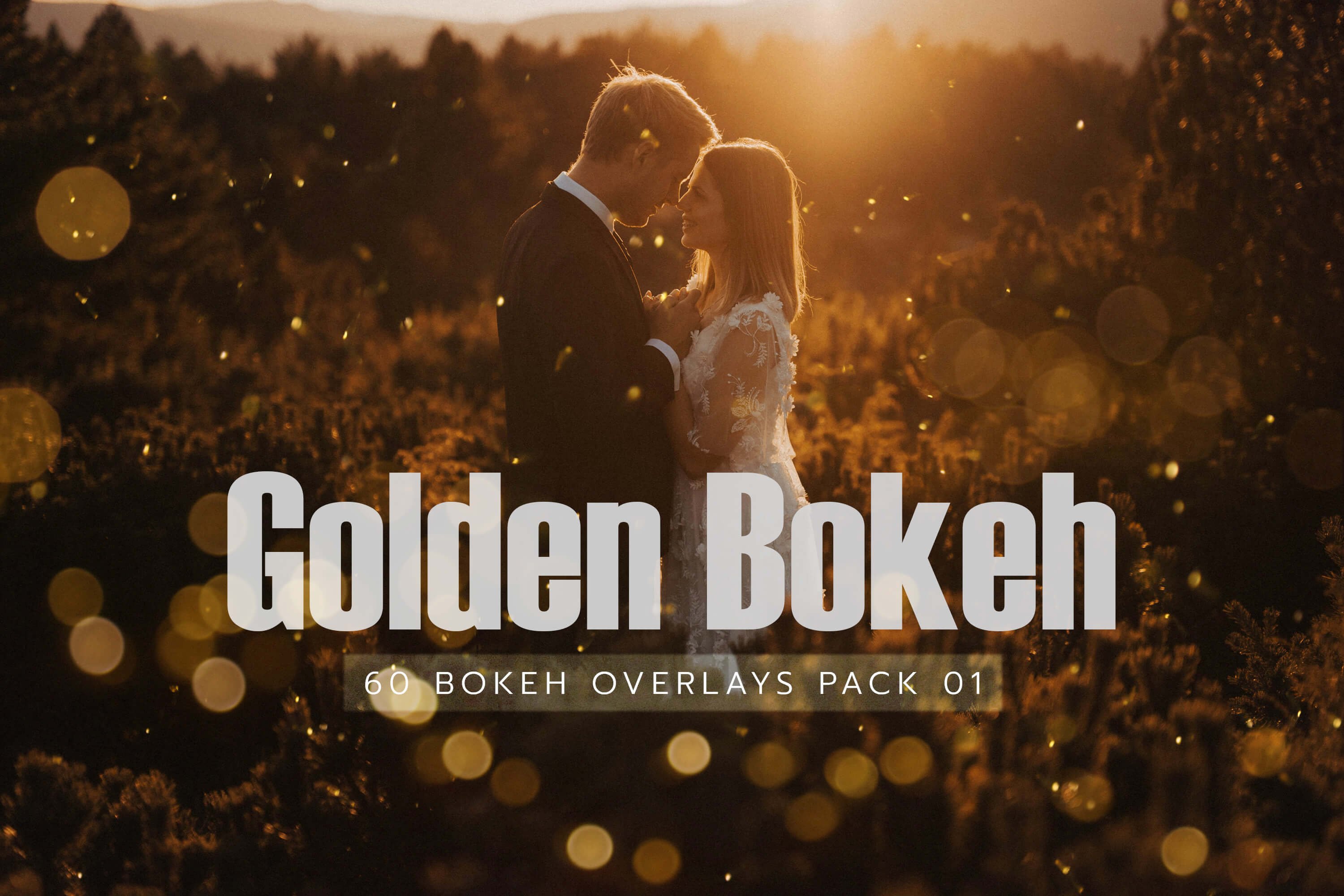 60款金色散景光斑曝光纹理PS叠加图片素材 60 Golden Bokeh Pack 01 lights_img_2