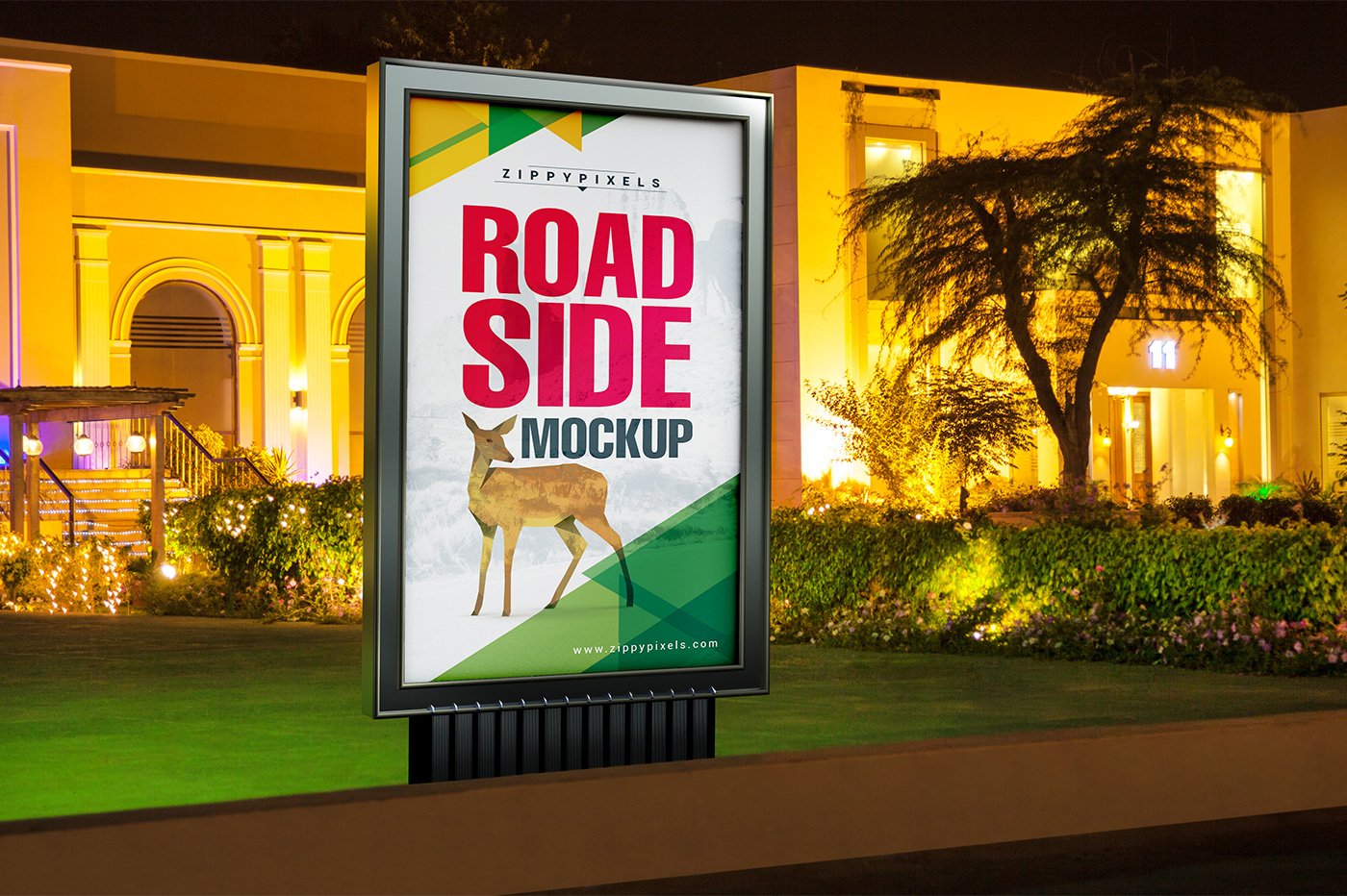 13个精美公交车站路边海报广告牌设计展示PSD样机模板 Outdoor Advertising Mockups Vol. 3_img_2