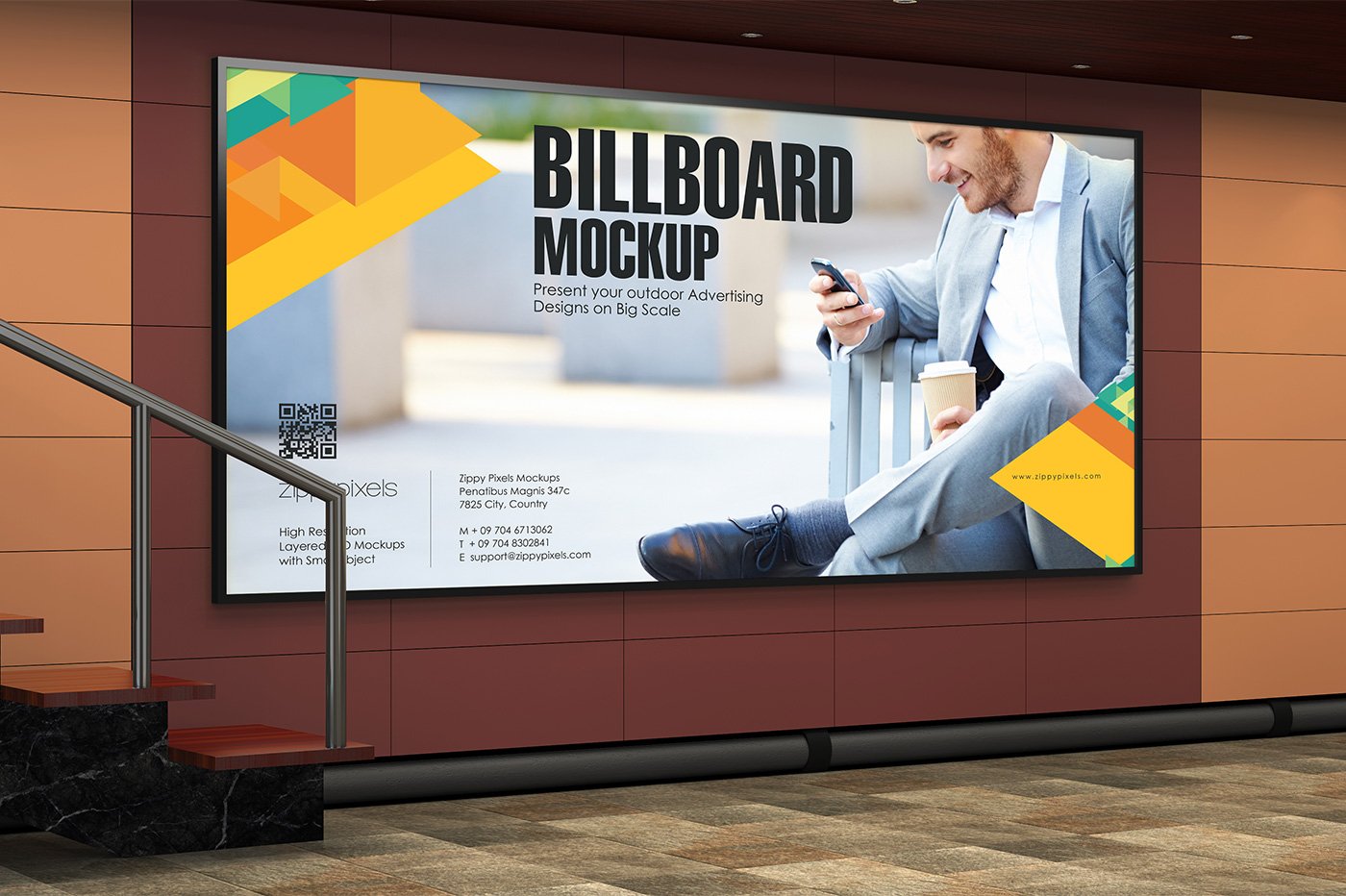 11个逼真户外广告牌公交车身海报设计展示样机模板素材 Outdoor Advertising Mockups Vol. 4_img_2