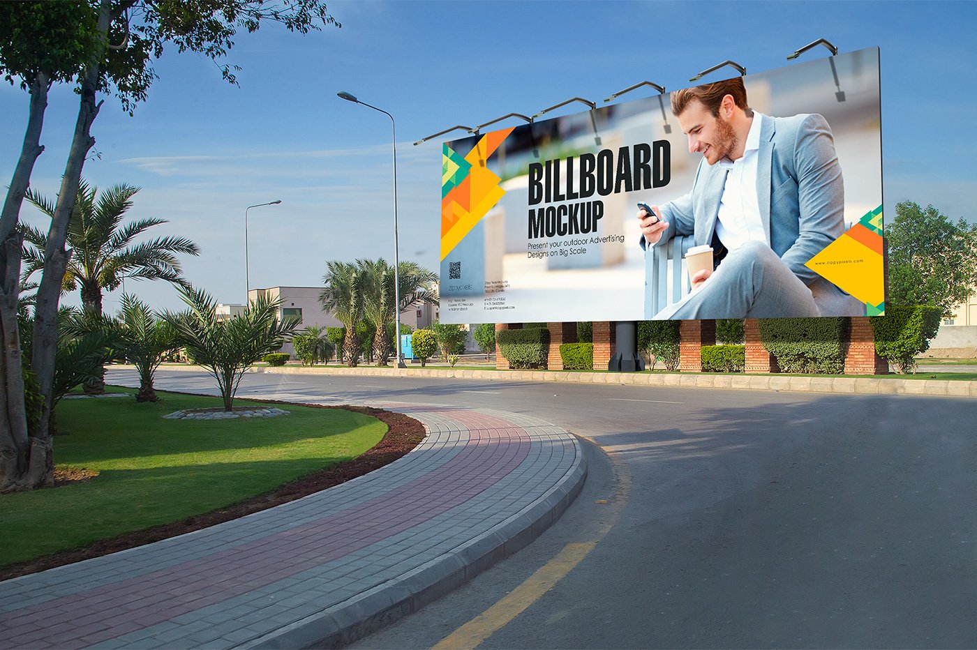 11个逼真户外广告牌公交车身海报设计展示样机模板素材 Outdoor Advertising Mockups Vol. 4_img_2